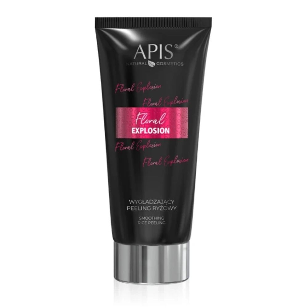Apis Floral Explosion wygładzający peeling ryżowy do ciała 200 ml