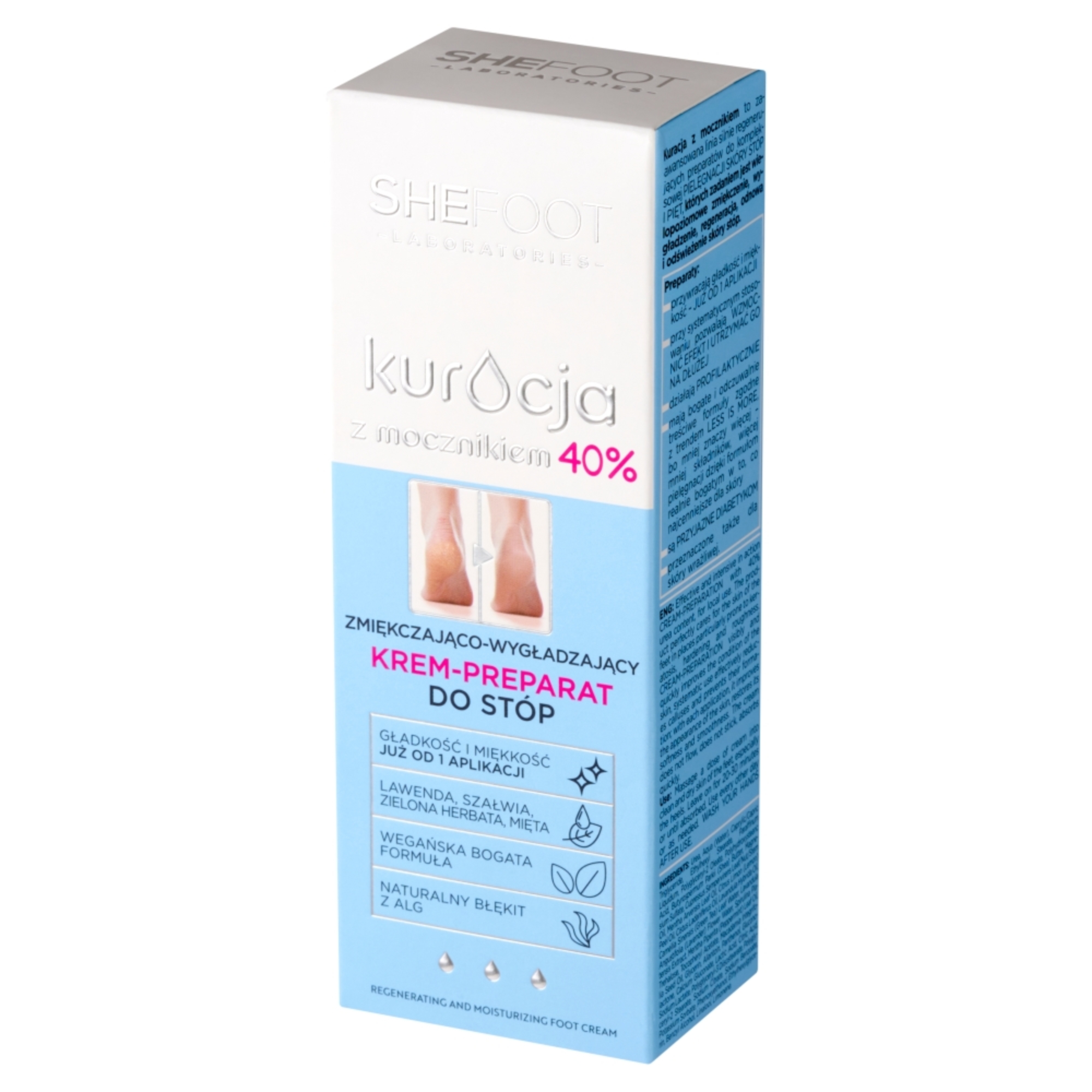 SHEFOOT Kuracja Z Mocznikiem 40% krem-preparat do stóp 75 ml