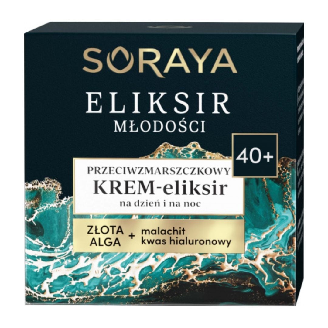 Soraya przeciwzmarszczkowy krem-eliksir na dzień i na noc Eliksir Młodości 40+ 50 ml