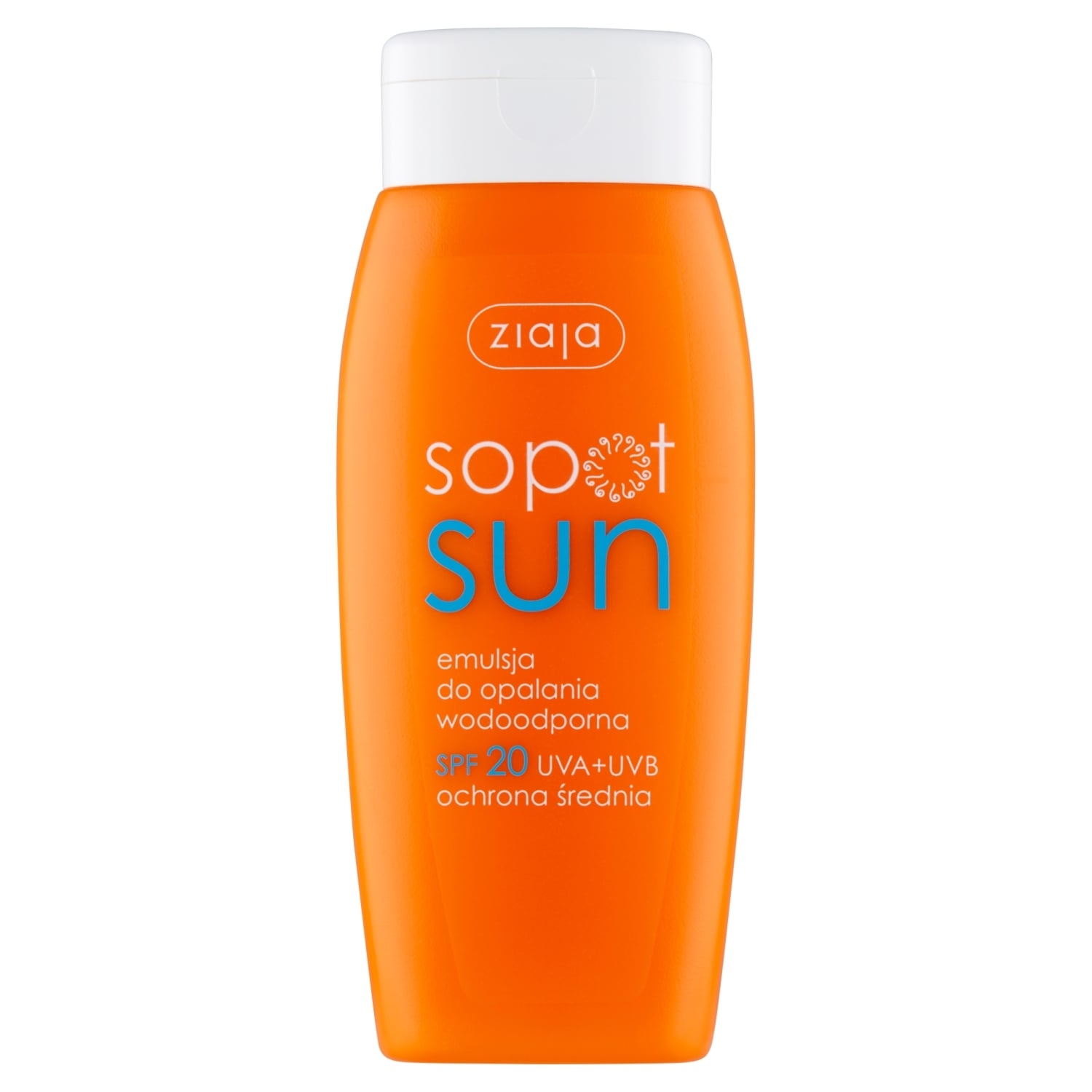 ZIAJA SOPOT SUN emulsja do opalania SPF20 wodoodporna 150 ml