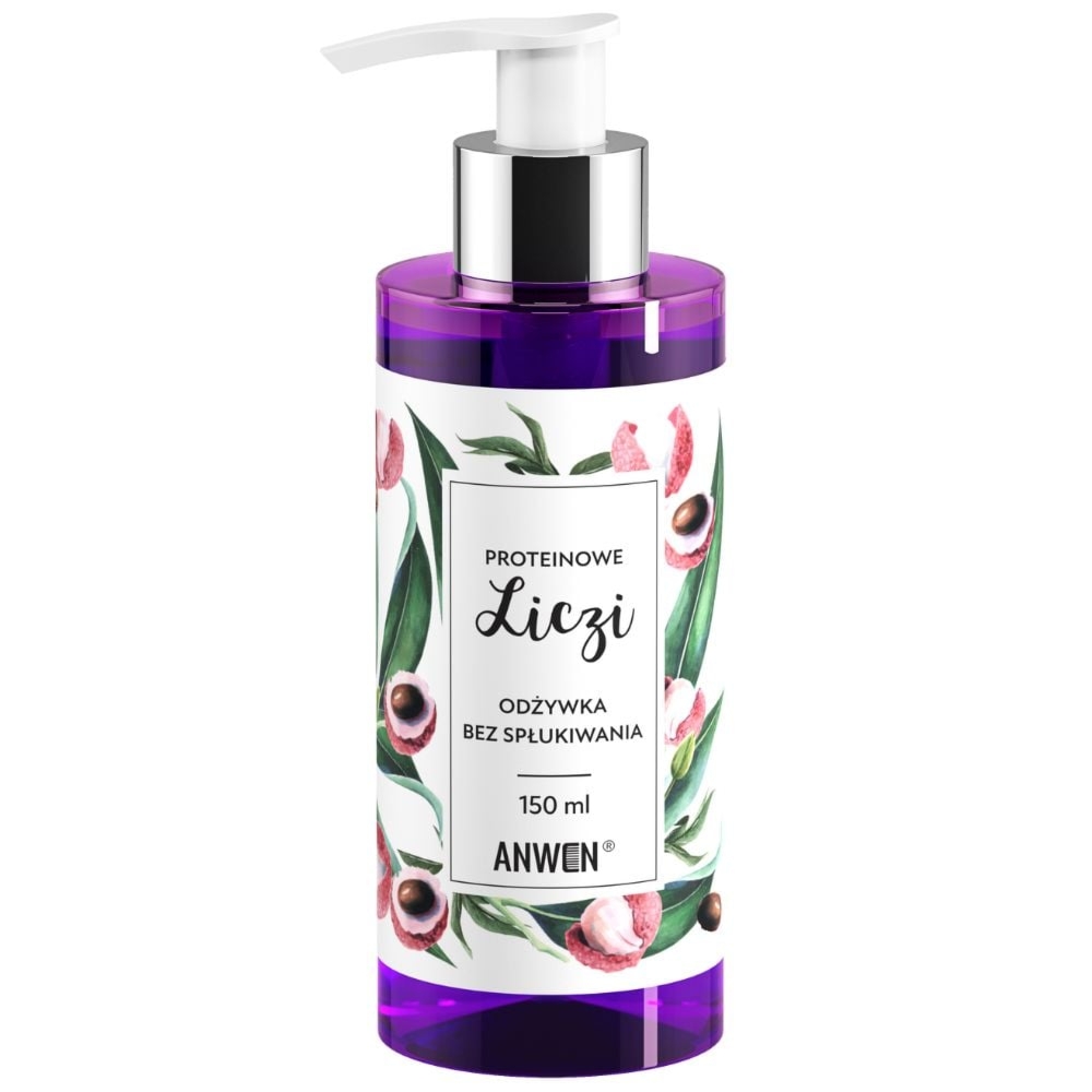 Anwen Proteinowe Liczi odżywka do włosów bez spłukiwania 150 ml