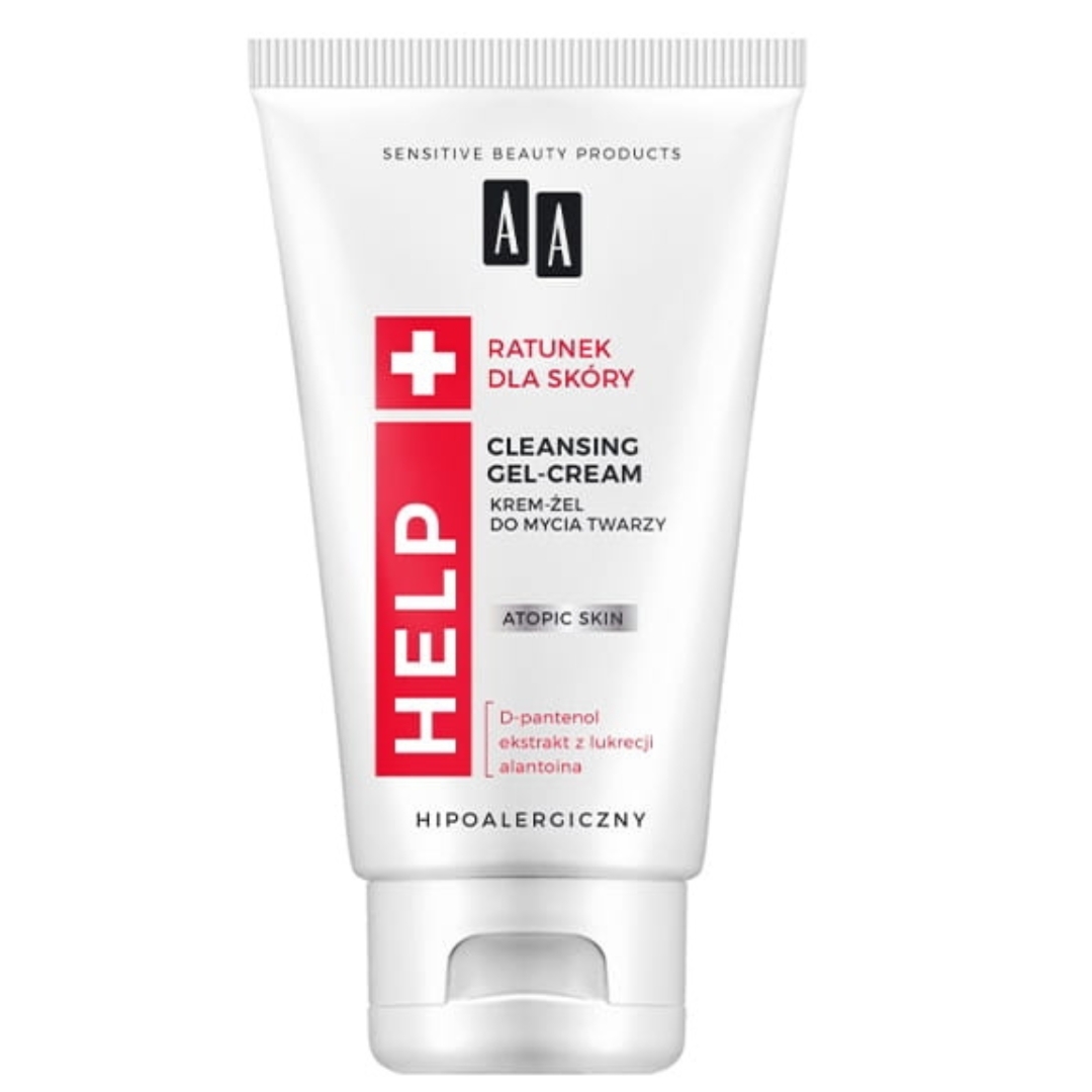 AA Help krem żel do mycia twarzy bezzapachowy Cera Atopowa 150 ml
