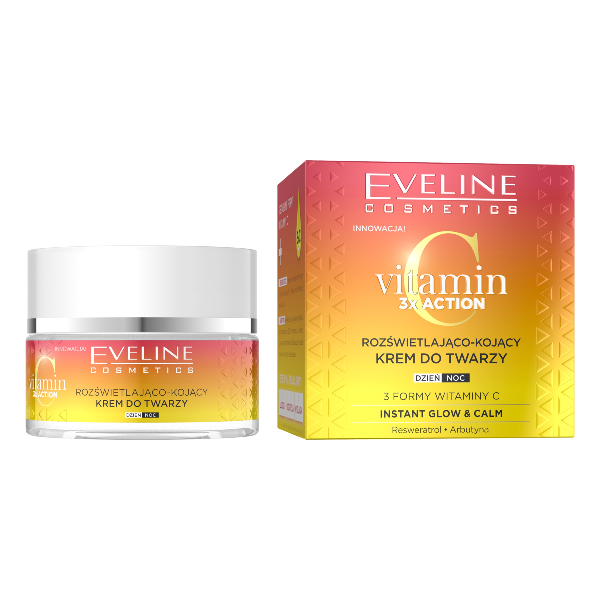 Eveline Cosmetics Vitamin C 3action krem rozjaśniaj.d/n 50ml