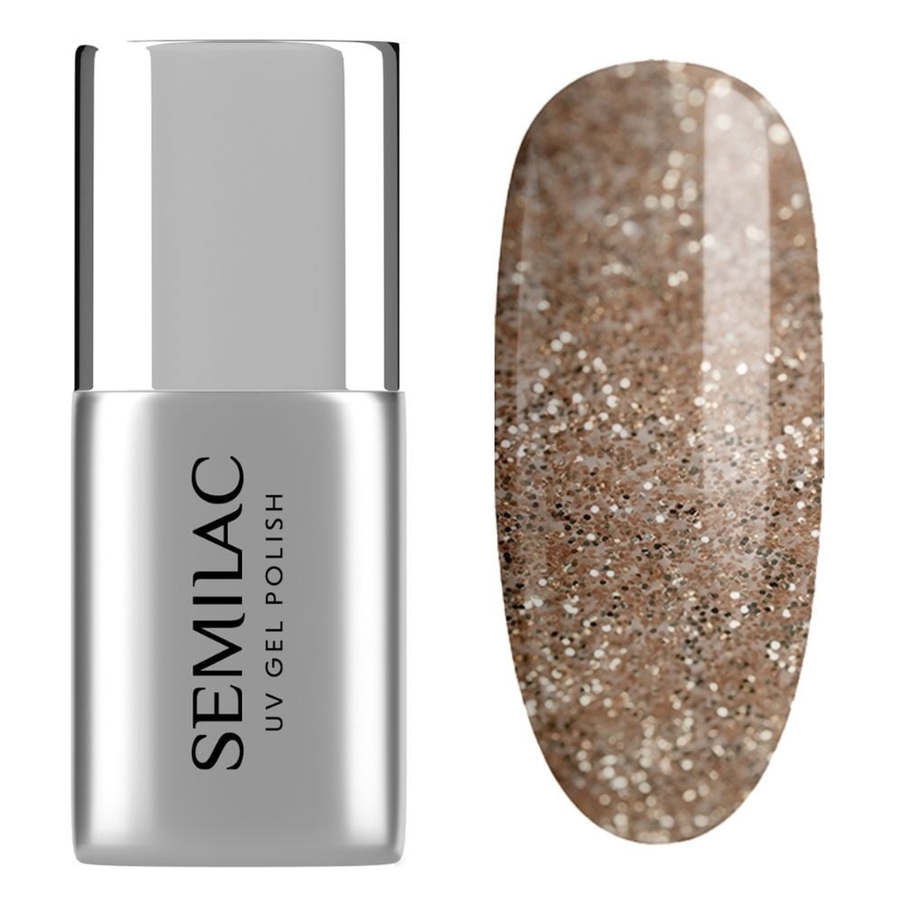 Semilac T33 Top No Wipe Old Money Do Lakierów Hybrydowych 7 ml