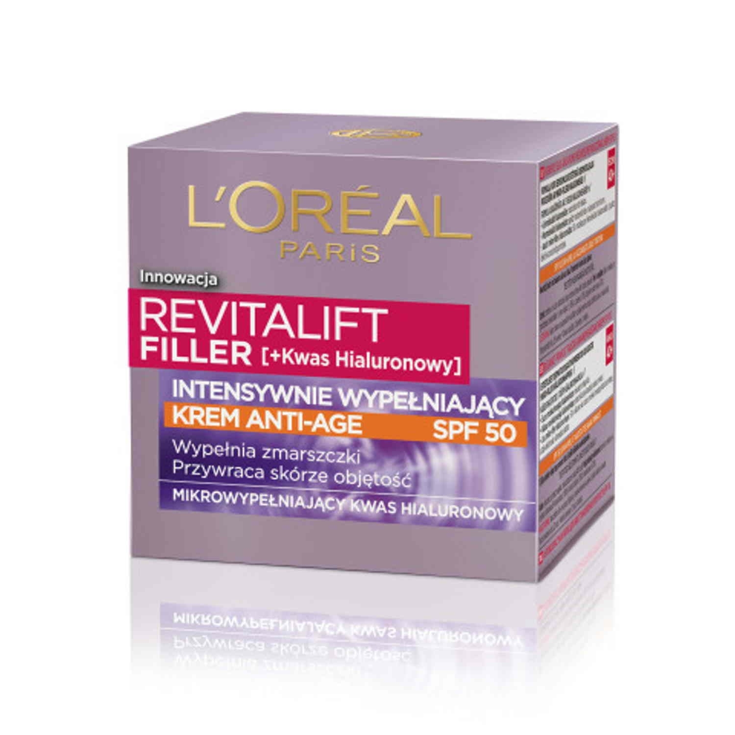 Фото - Крем і лосьйон LOreal Krem Do Twarzy Przeciwzmarszczkowy Spf50 50 ml 