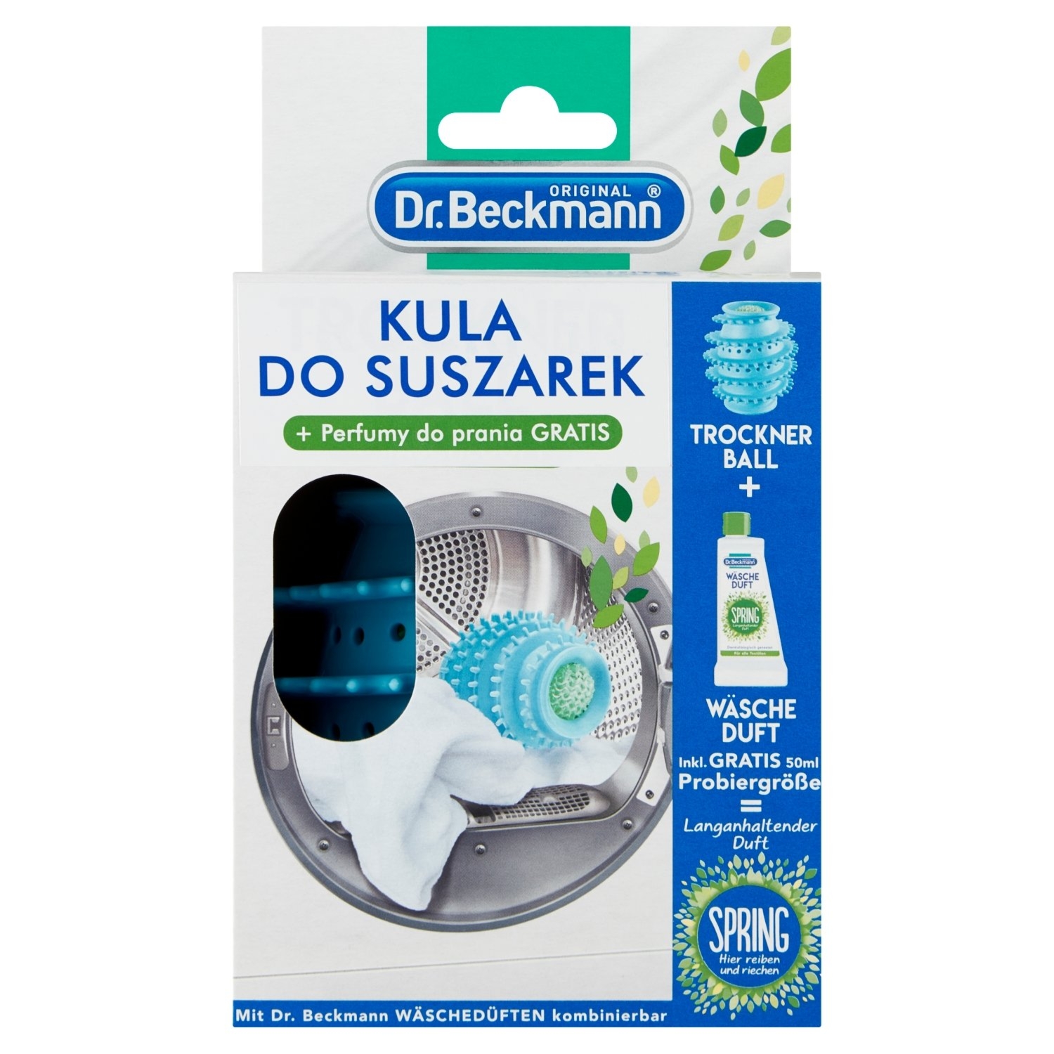 Dr. Beckmann Kula do suszarek i perfumy prania wiosna 50 ml