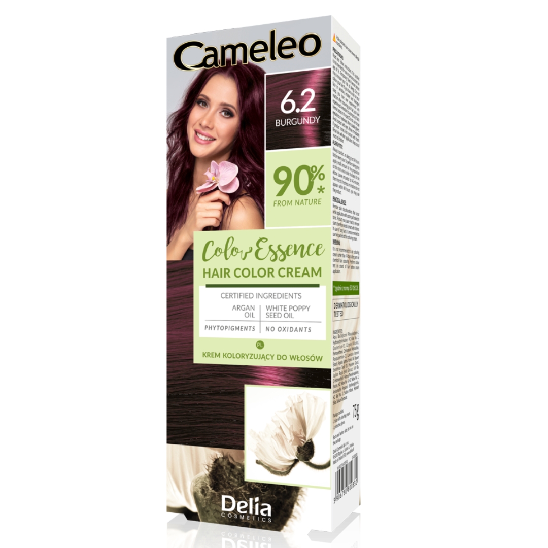 Cameleo Color Essence krem do koloryzacji włosów henna ziołowa 6.2 Burgund 75 g
