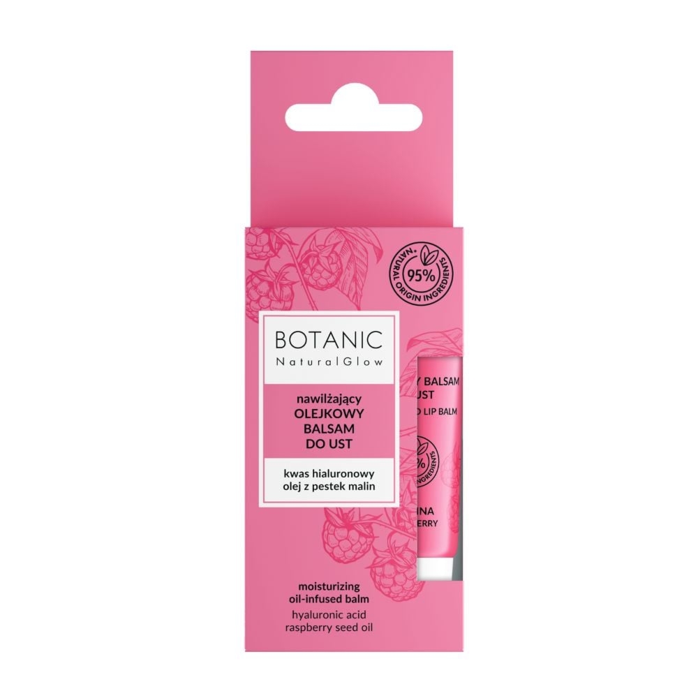 Botanic nawilżający olejkowy balsam do ust Malina 10 ml