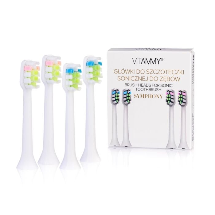 Vitammy Harmony White końcówki do szczoteczki sonicznej 4 sztuki