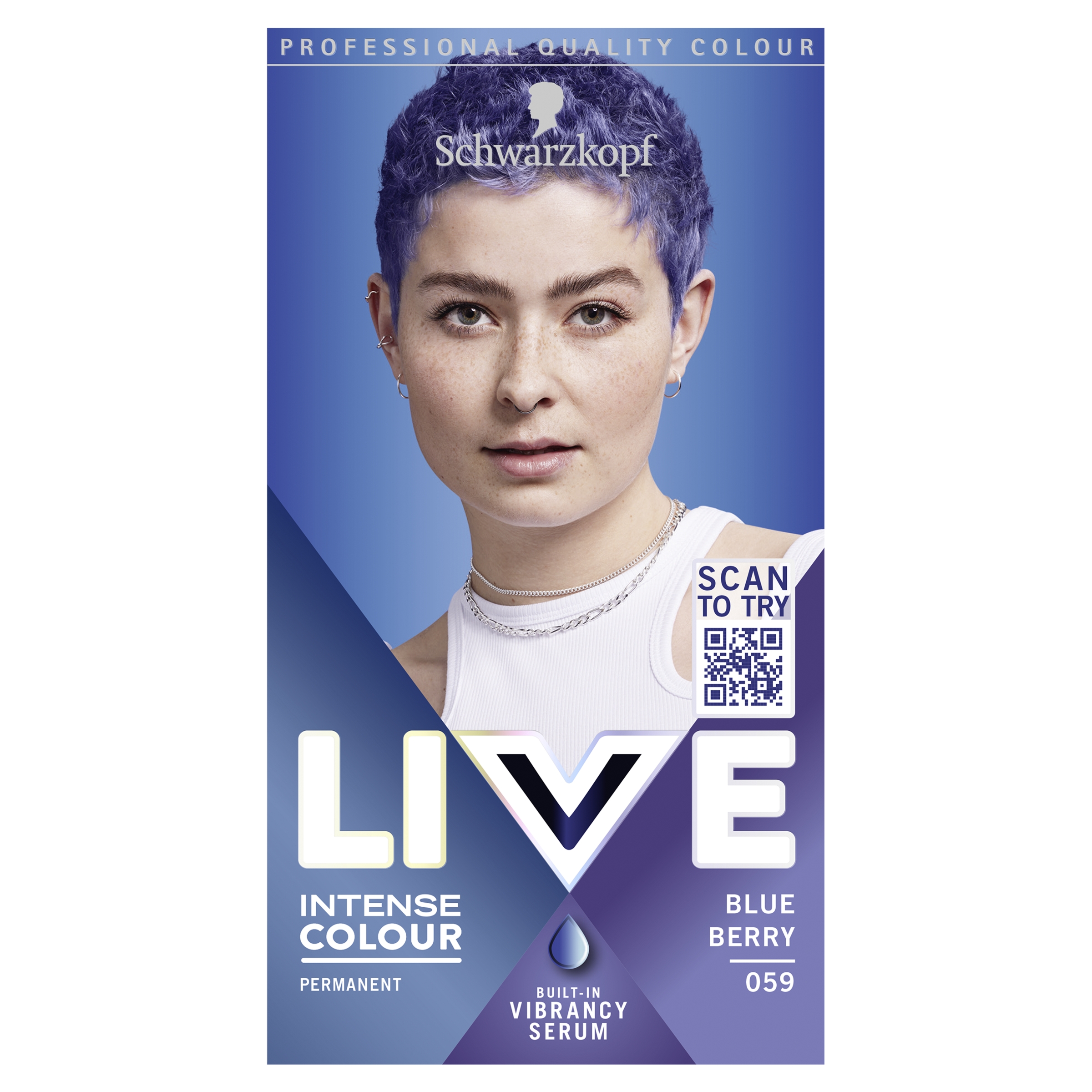 Schwarzkopf Live Intense Colour Farba Do Włosów 059 Blueberry