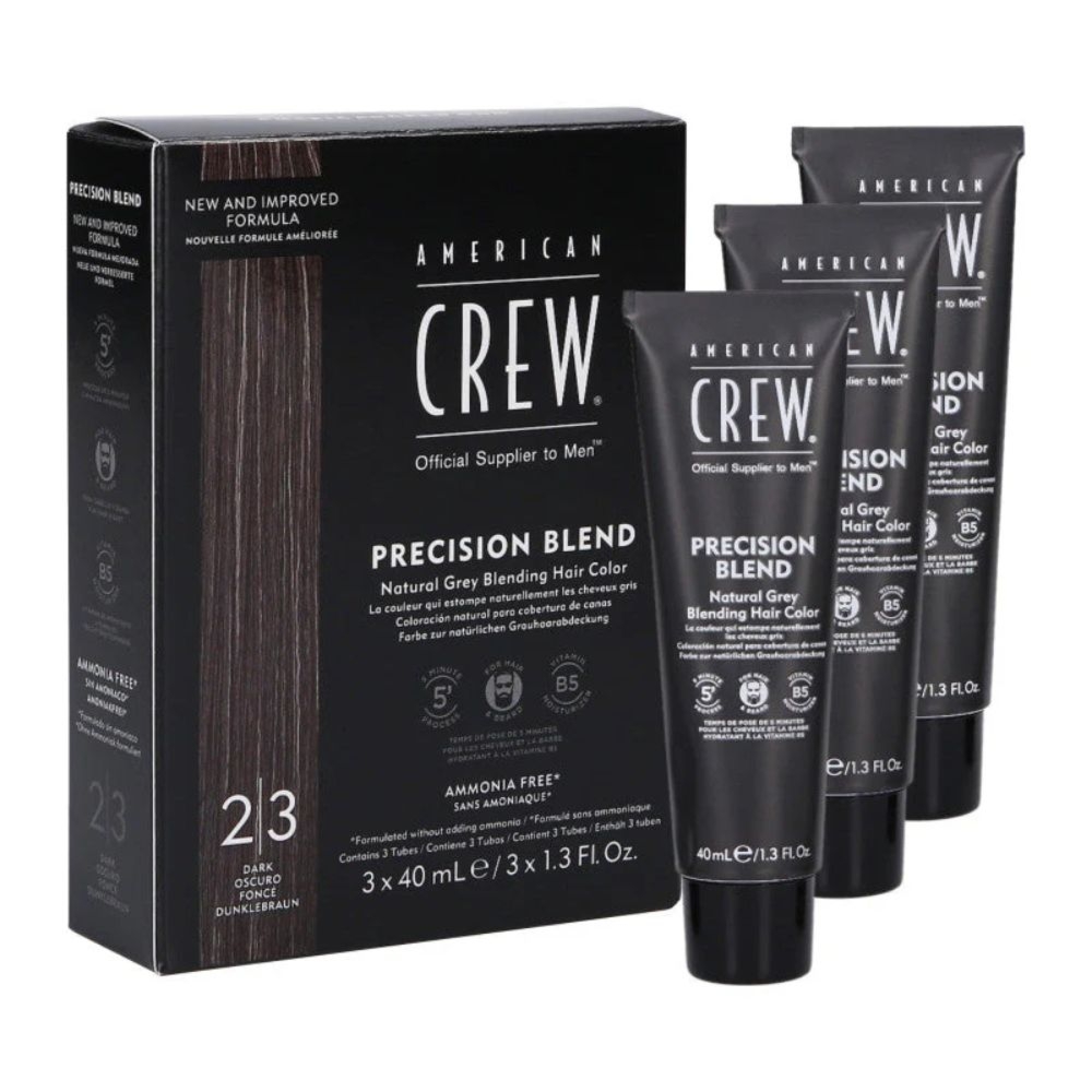 American Crew Precision Blend Dark (2-3) 3X40ml