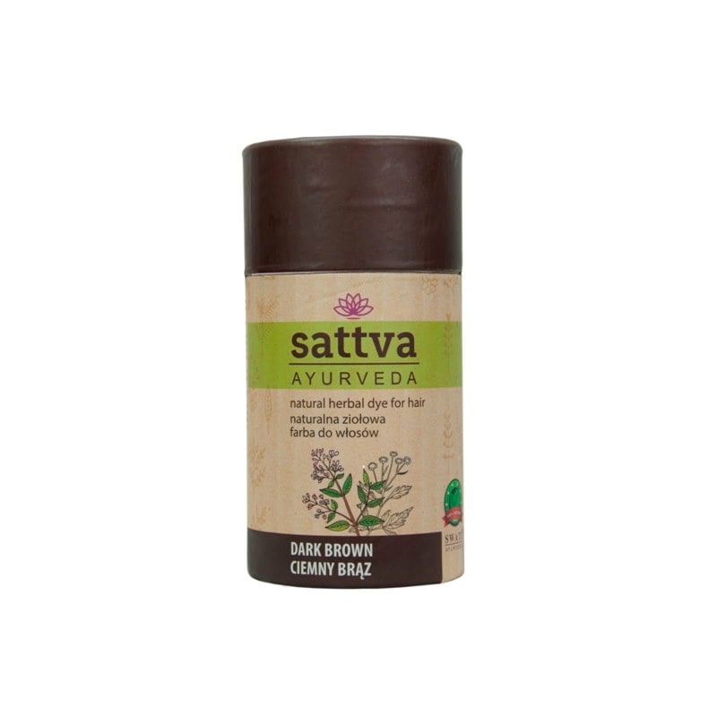 Sattva Ayurveda Natur.ziol.farba Ciemny Brąz 150G