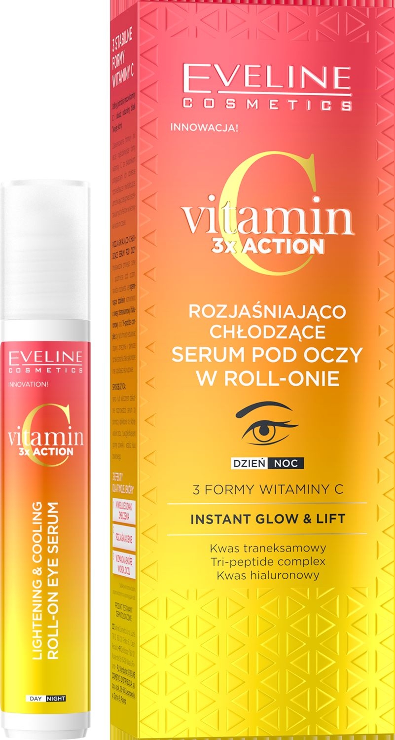 Eveline Cosmetics Vitamin C 3action krem pod oczy 15 ml