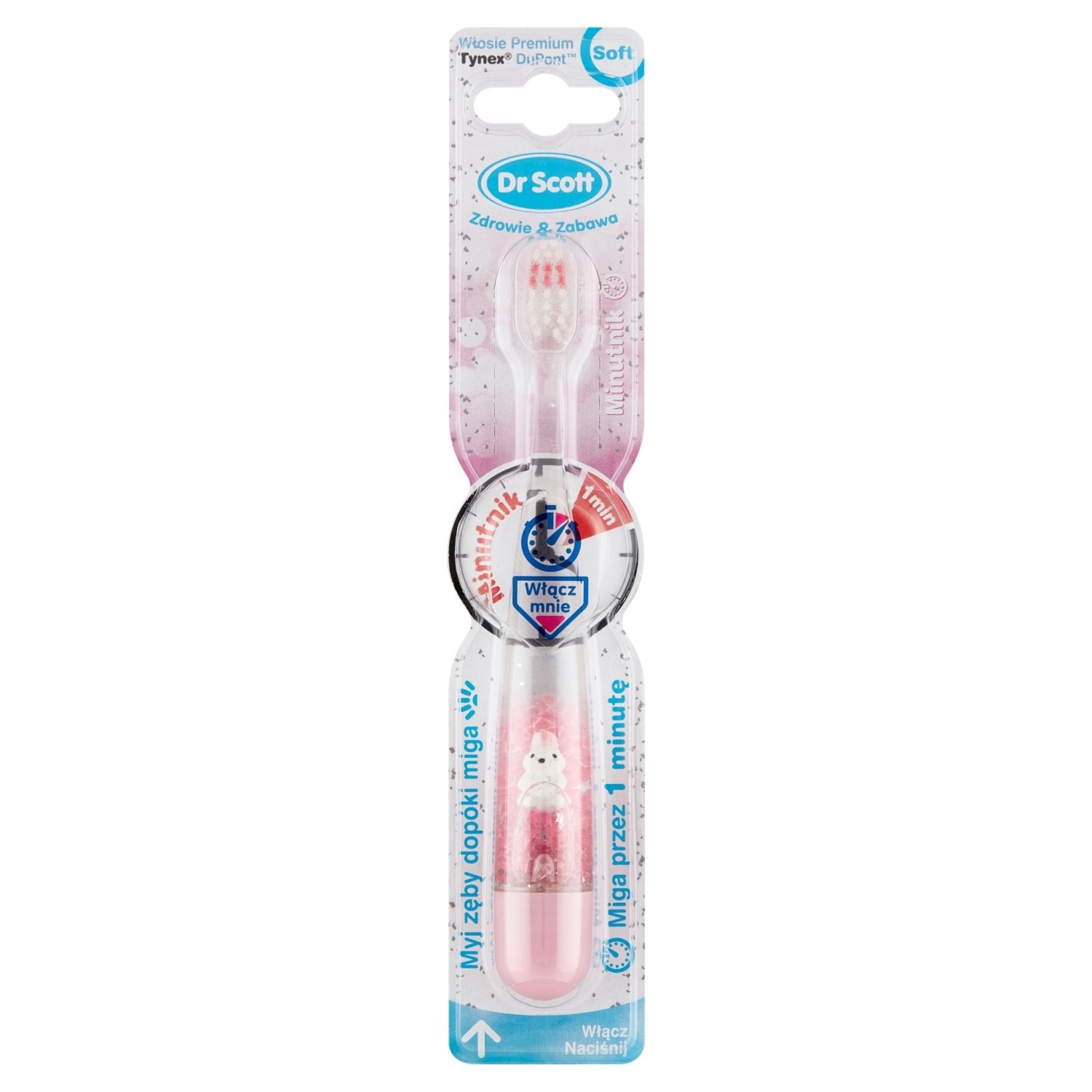 Dr Scott Kryształkowa szczoteczka do zębów z minutnikiem