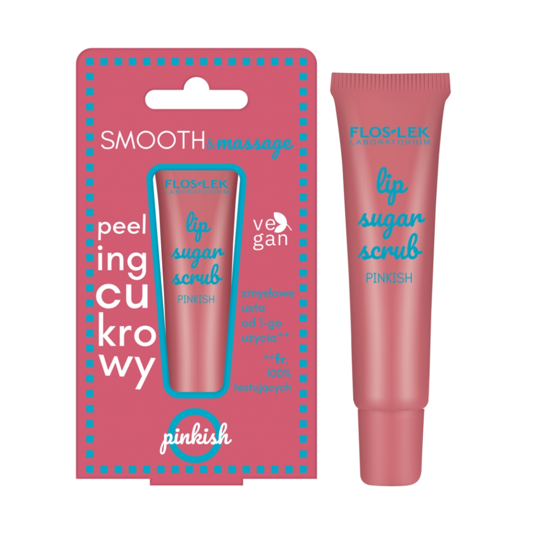 Floslek cukrowy peeling do ust Pinkish 14 g