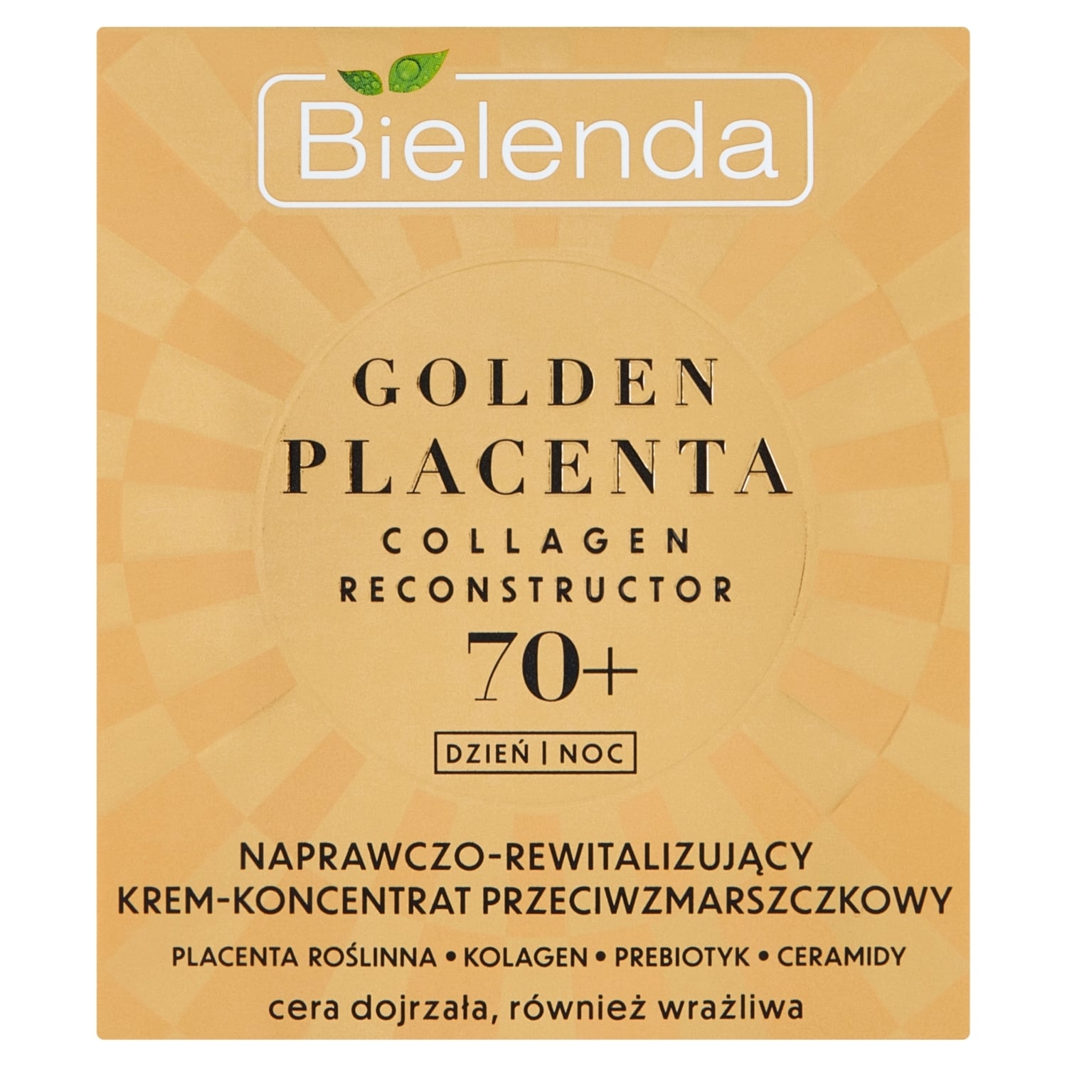 BIELENDA GOLDEN PLACENTA 70+ krem przeciwzmarszczkowy na dzień i noc, 50 ml