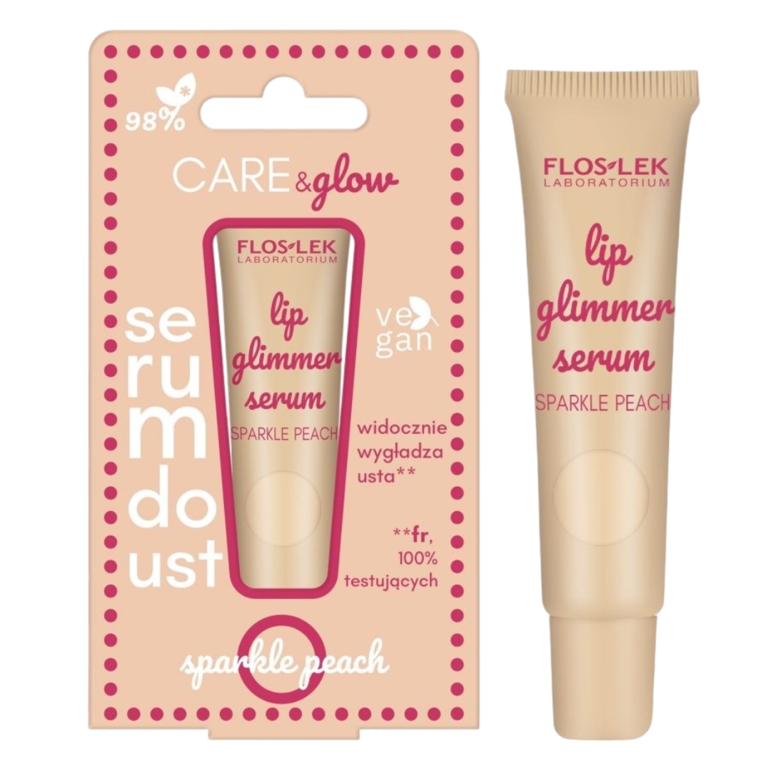 Floslek serum do ust Glimmer Sparkle Peach 14 g