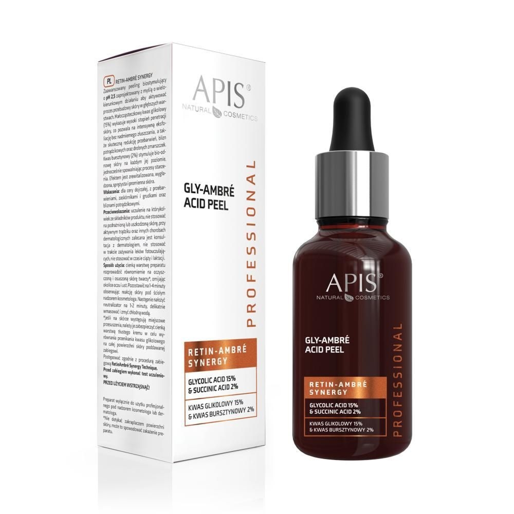 Apis Retin-Ambre Synergy Gly-Ambré Acid Peel kwas glikolowy 15% & kwas bursztynowy 3% 30