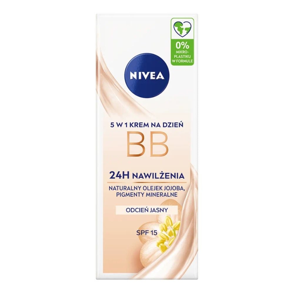Nivea 5W1 krem BB na dzień SPF15 jasny 50ml