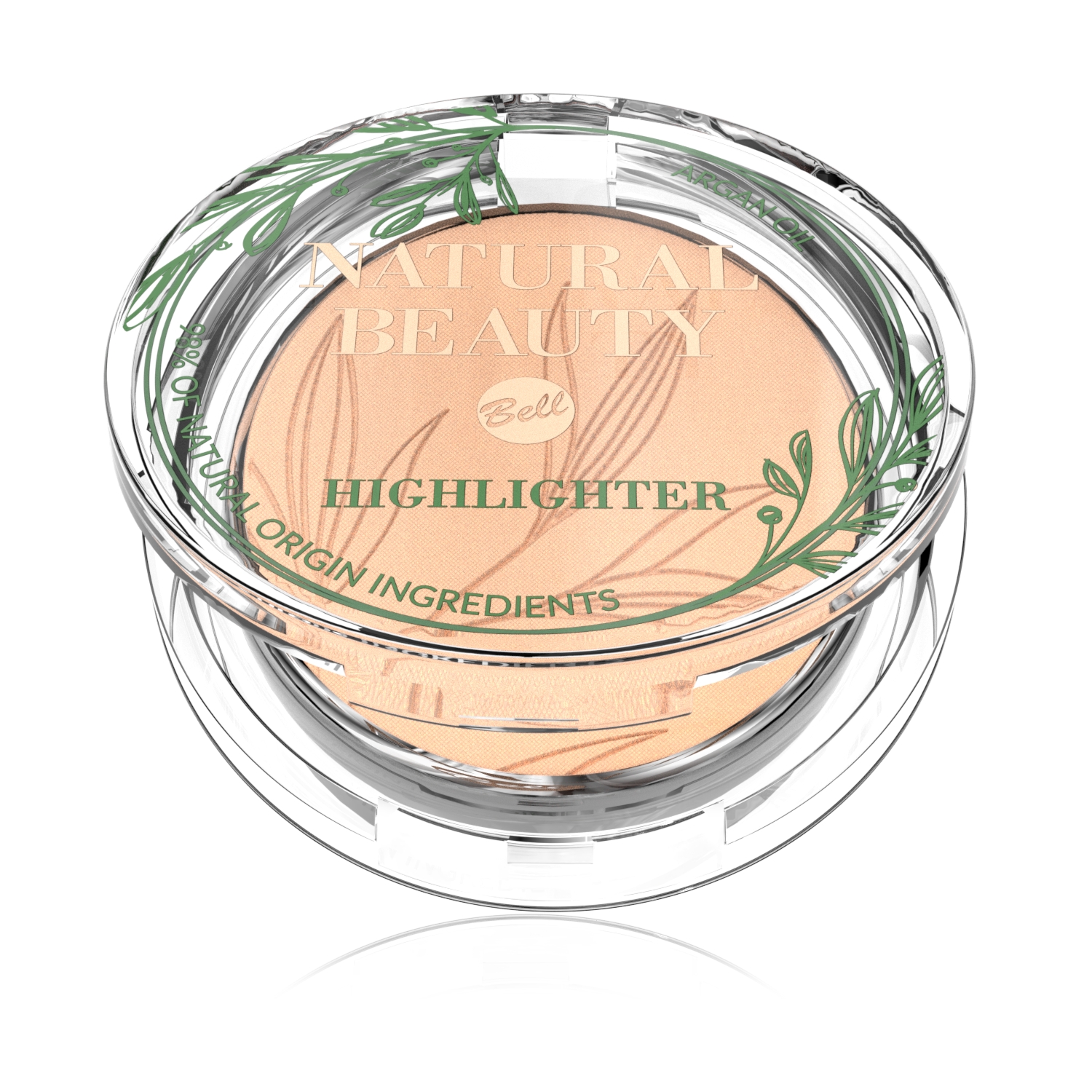 Bell rozświetlacz z olejem arganowym NATURAL BEAUTY Highlighter 001