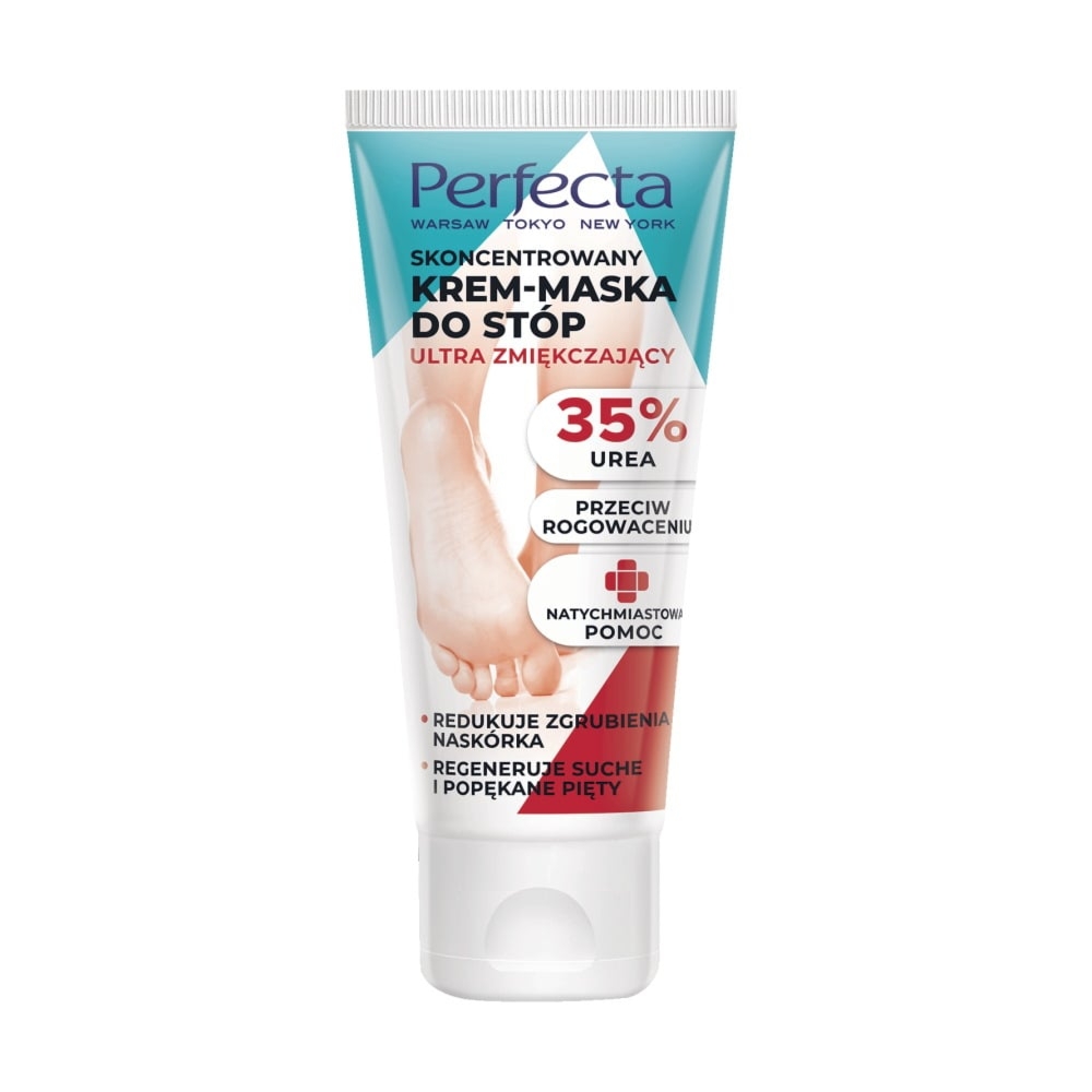 Perfecta Krem-Maska Do Stóp Zmiękczający 35% Urea 80Ml