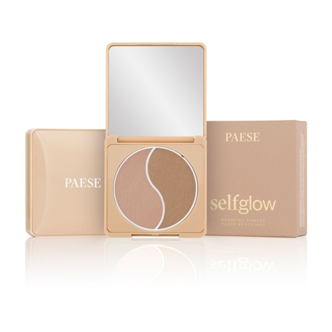Paese prasowany puder brązujący Selfglow Light 6 g