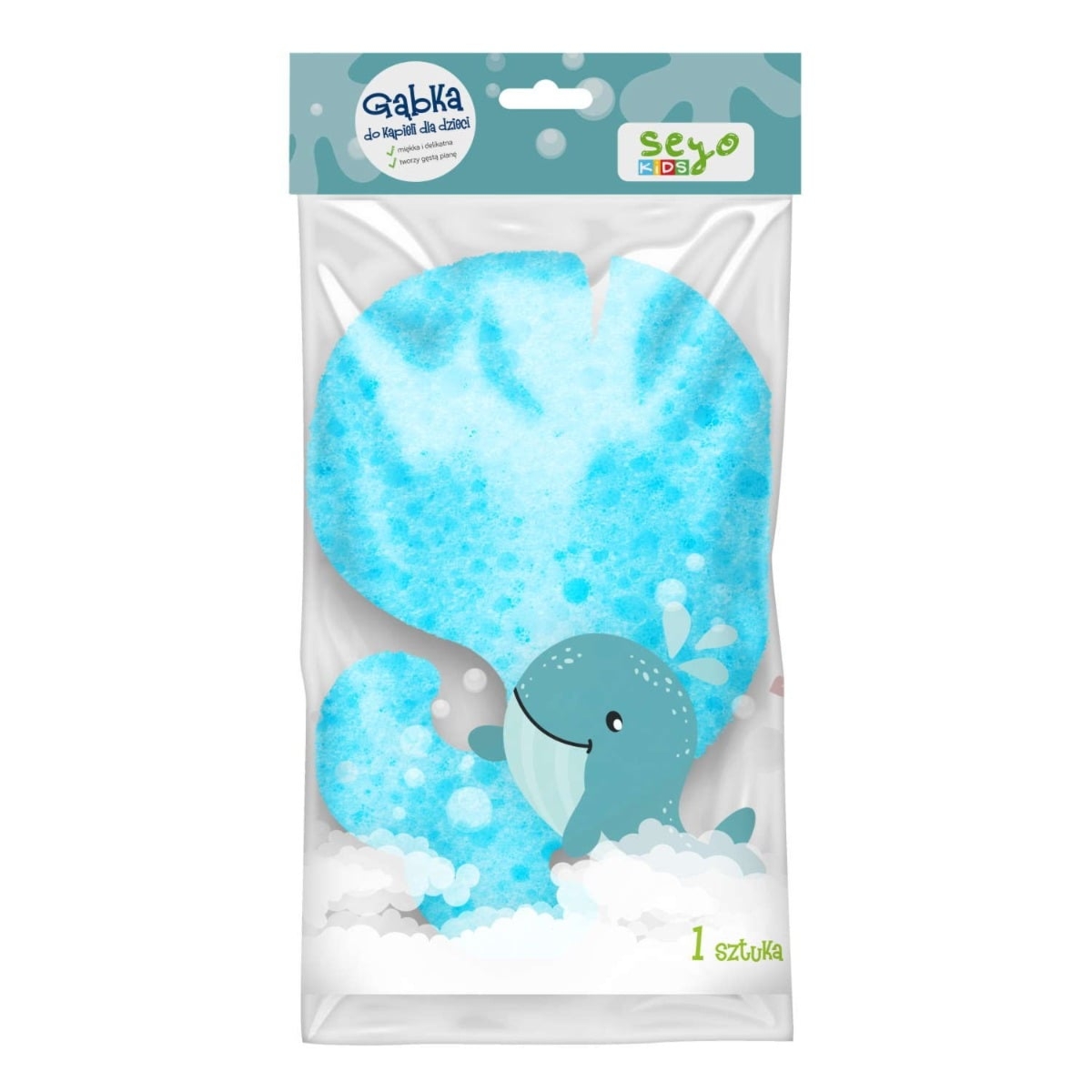 Seyo Kids Gąbka Wieloryb 1Szt