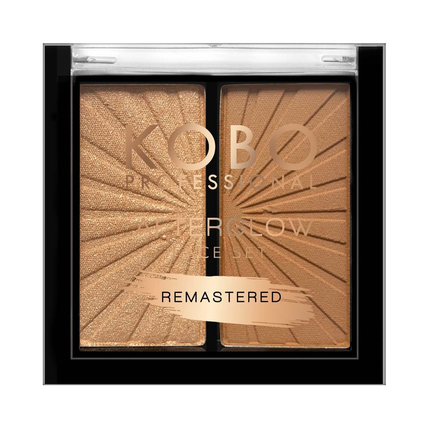 Kobo Professional Paleta Bronzerów Face Set Bronzer Afterglow Remaster