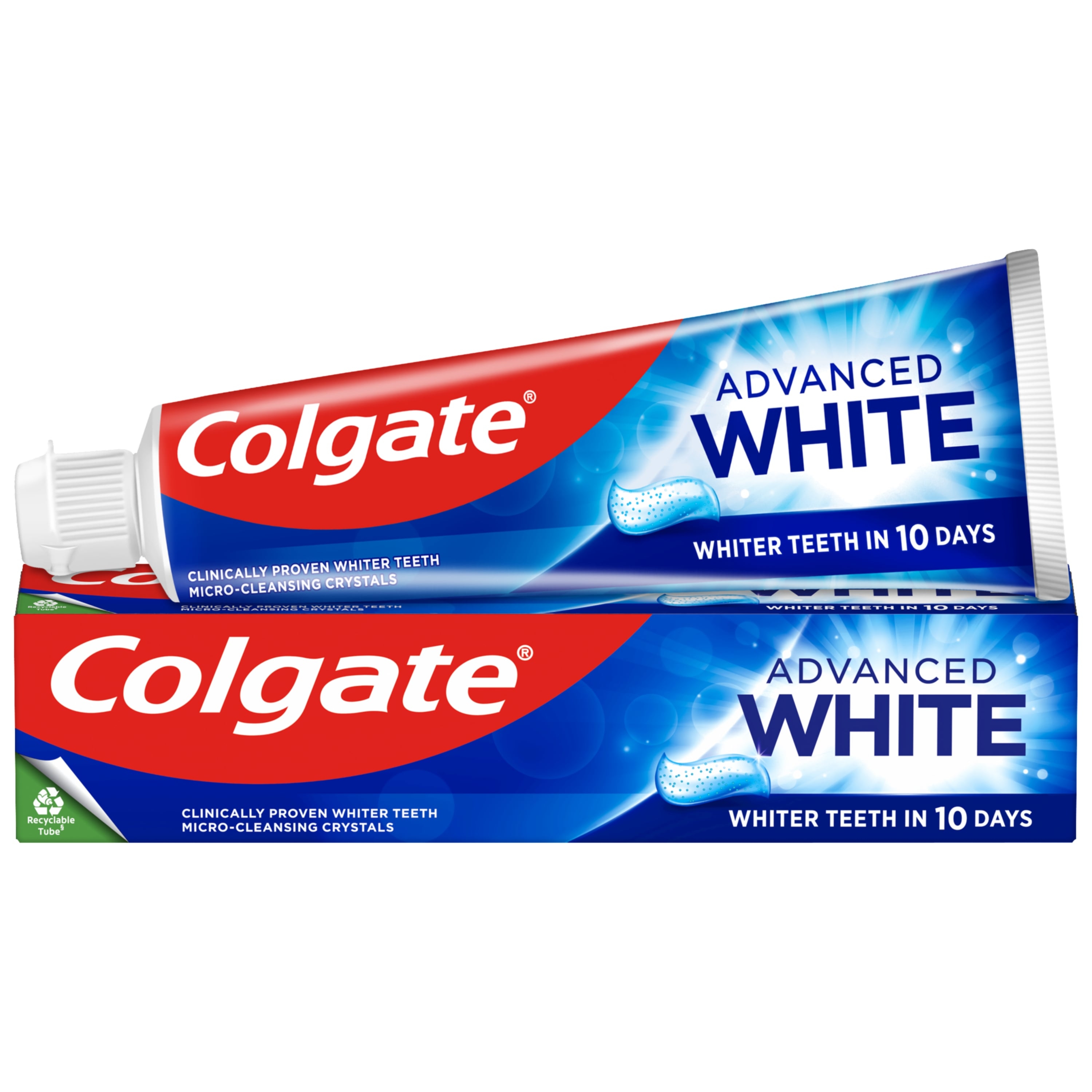 Pasta do zębów Colgate Advanced White z aktywnymi mikrokryształkami czyszczącymi 125ml