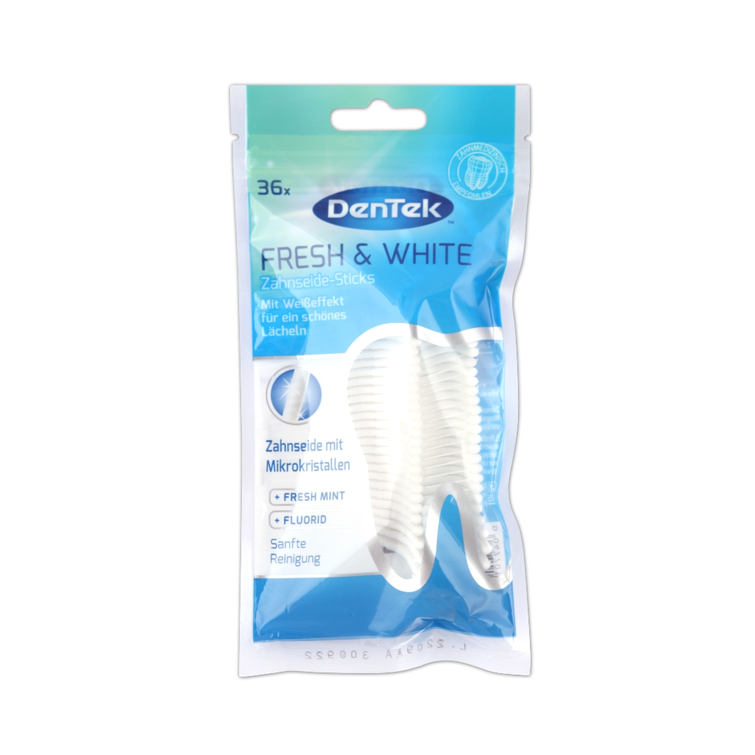 DENTEK niciowykałaczki Fresh&White, 36szt.