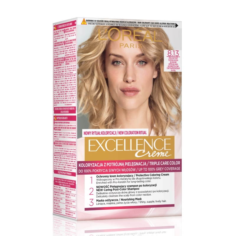 L’oreal Paris Excellence 8.13 Perlowy Bez