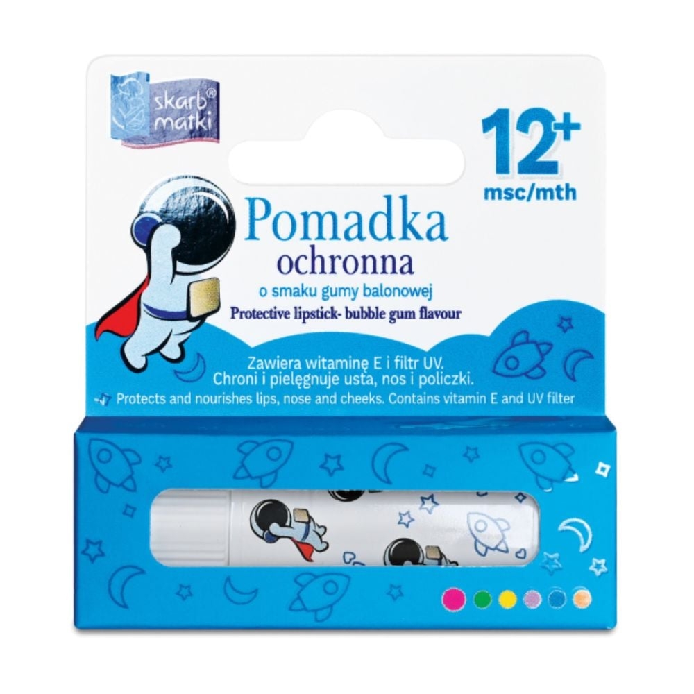 Skarb Matki pomadka ochronna o smaku gumy balonowej 6,5 g