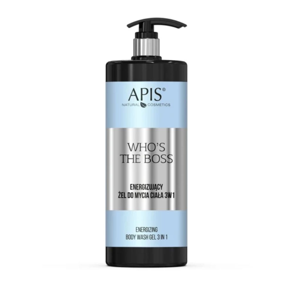 Apis Who"s The Boss Energizujący żel do mycia ciała 3 w 1 1000 ml