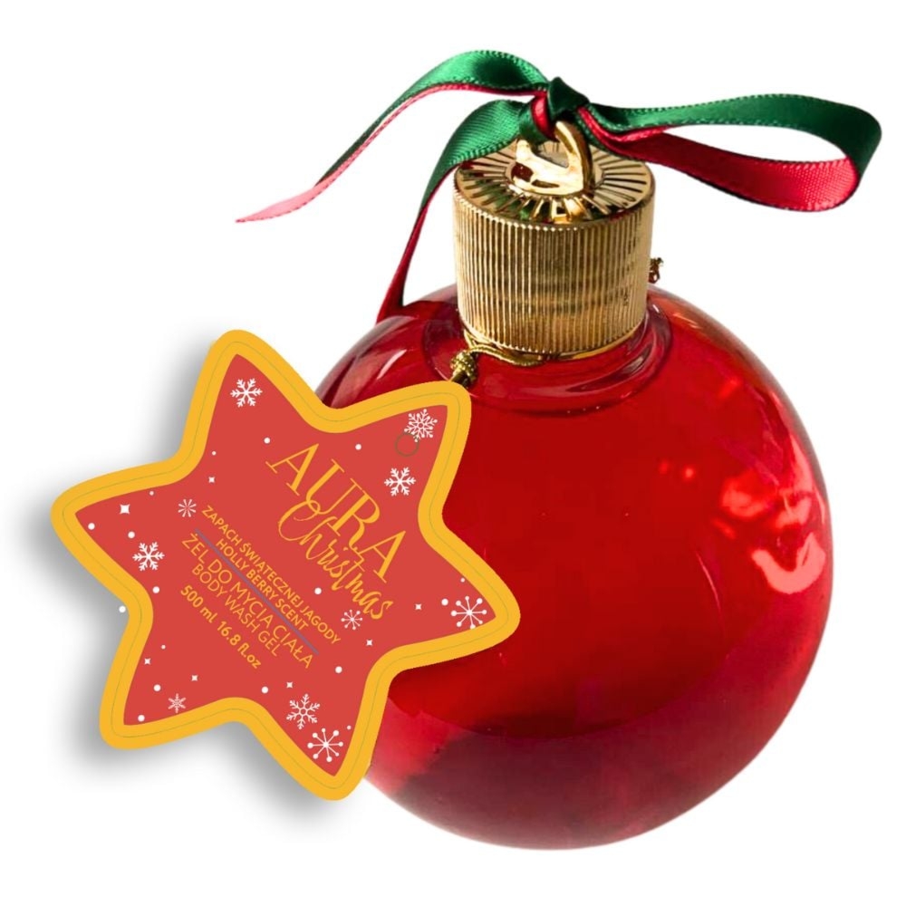 Aura Czerwona Bombka żel do kąpieli i pod prysznic 500 ml