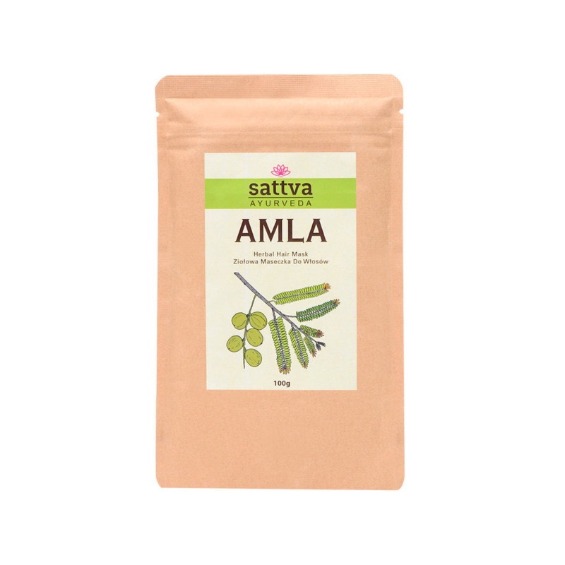 Sattva Ayurveda Ziołowa Maska Do Włosów Amla 100G