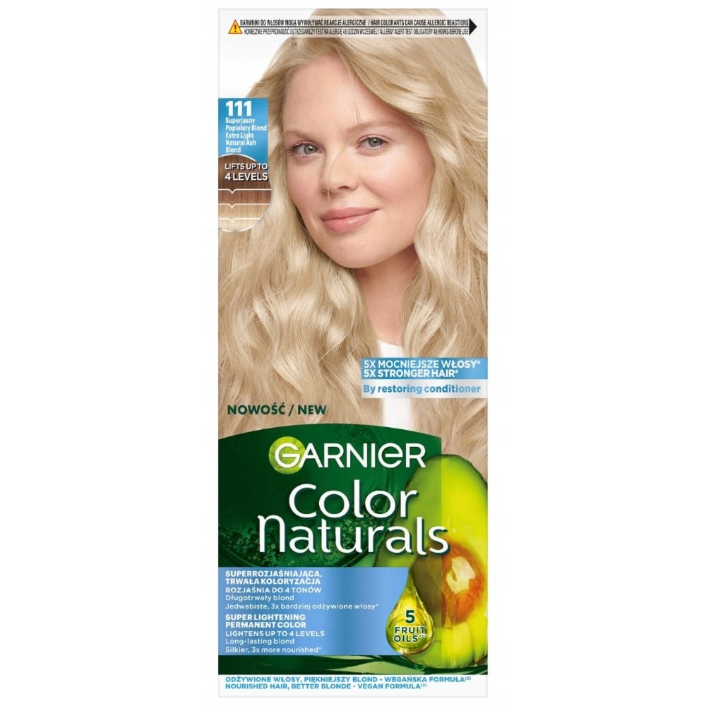 Garnier Color Naturals Creme Farba do włosów 111 Superjasny popielaty blond