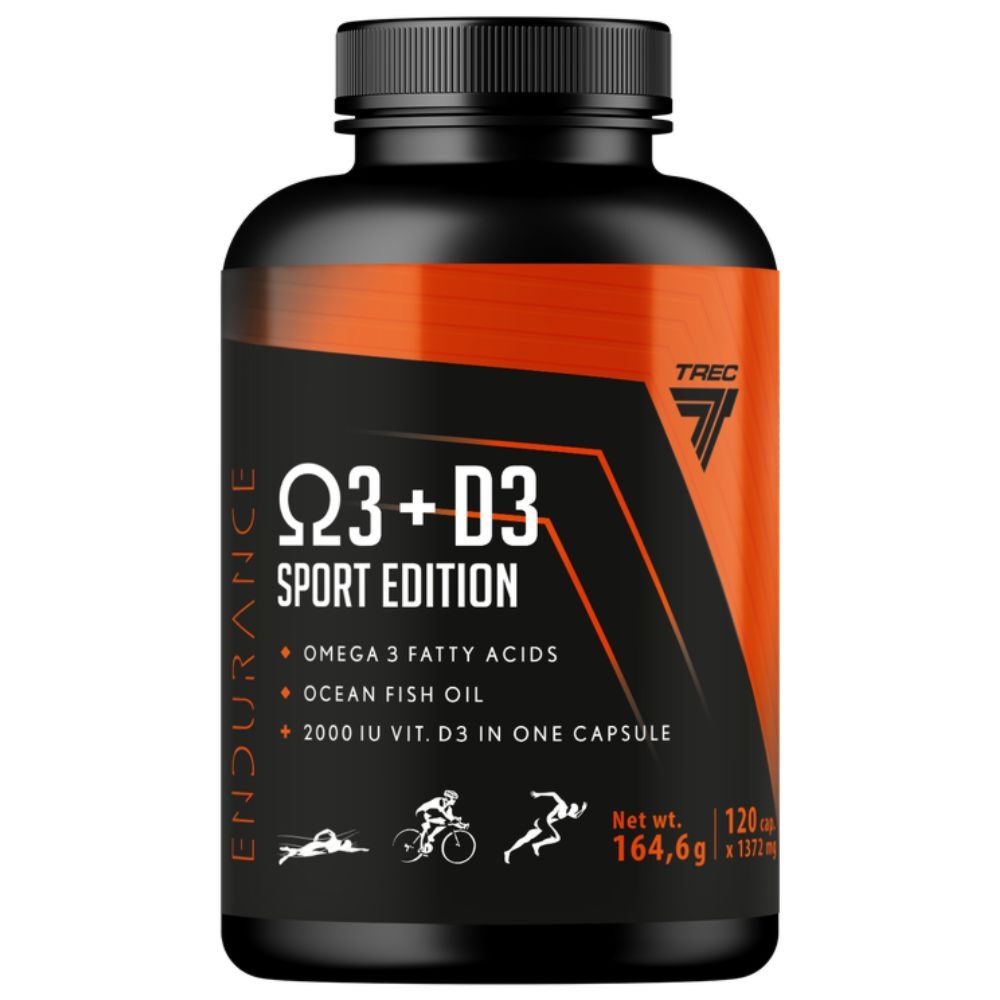 Trec Omega 3 + D3 Sport Edition 120 kapsułek