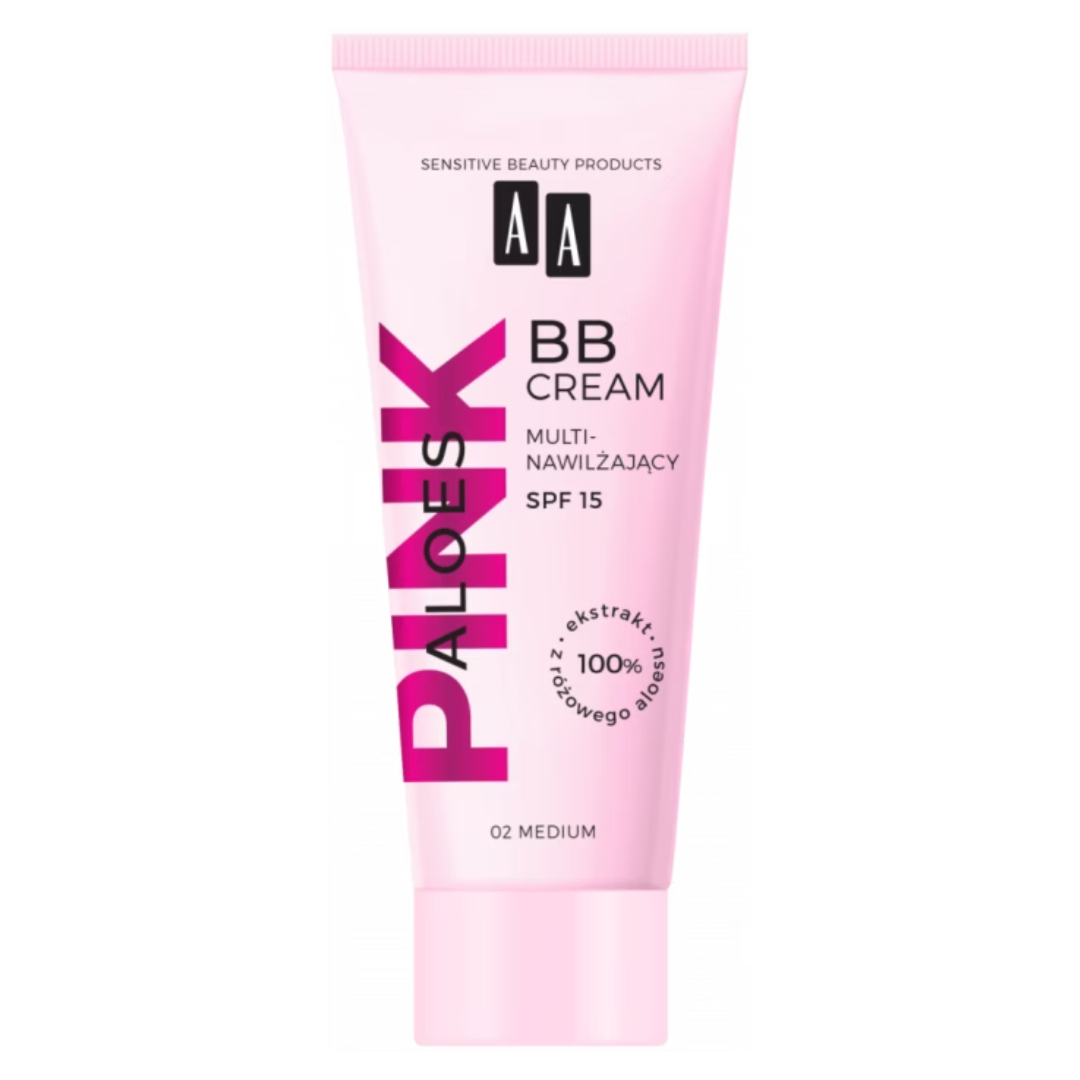 AA Aloes Pink krem BB SPF15 multinawilżający 02 Medium 30 ml