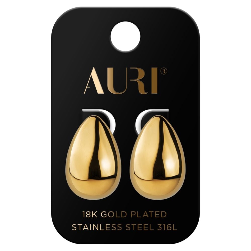 Auri kolczyki duże krople 2 sztuki