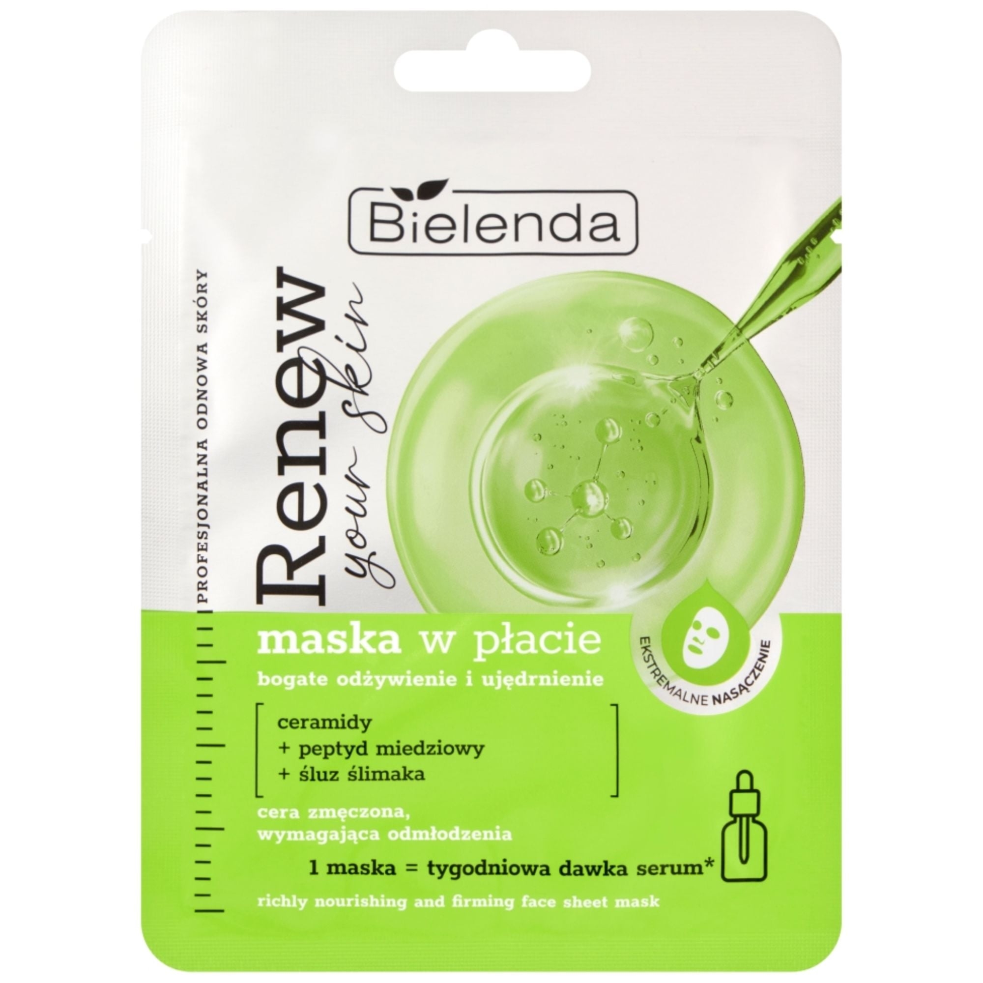 Bielenda maska w płacie odżywcza 1 SZT