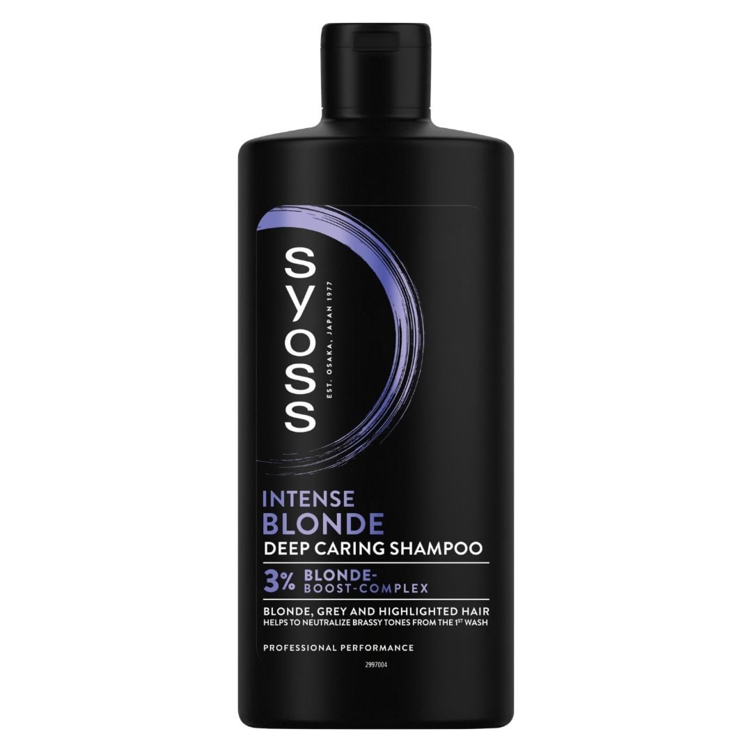 Syoss Blonde & Silver Purple szampon do włosów blond i siwych neutralizujący żółte tony 440 ml