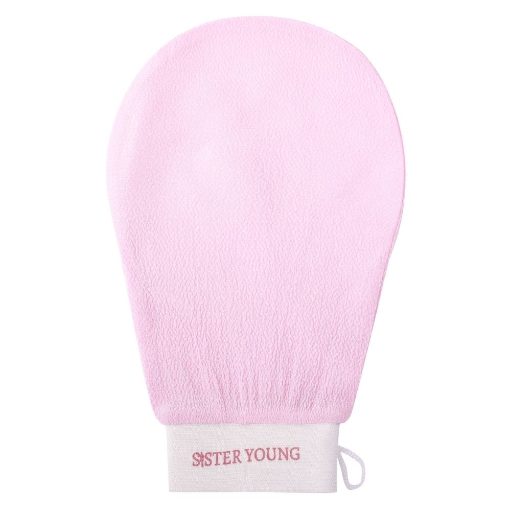 Sister Young Nova Pink złuszczająca rękawica do peelingu ciała 1 szt.