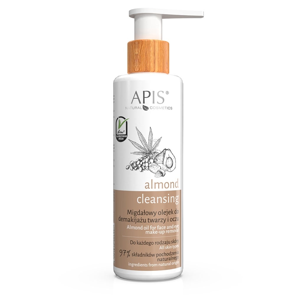 Apis Almond Cleansing migdałowy olejek do demakijażu twarzy i oczu 150 ml
