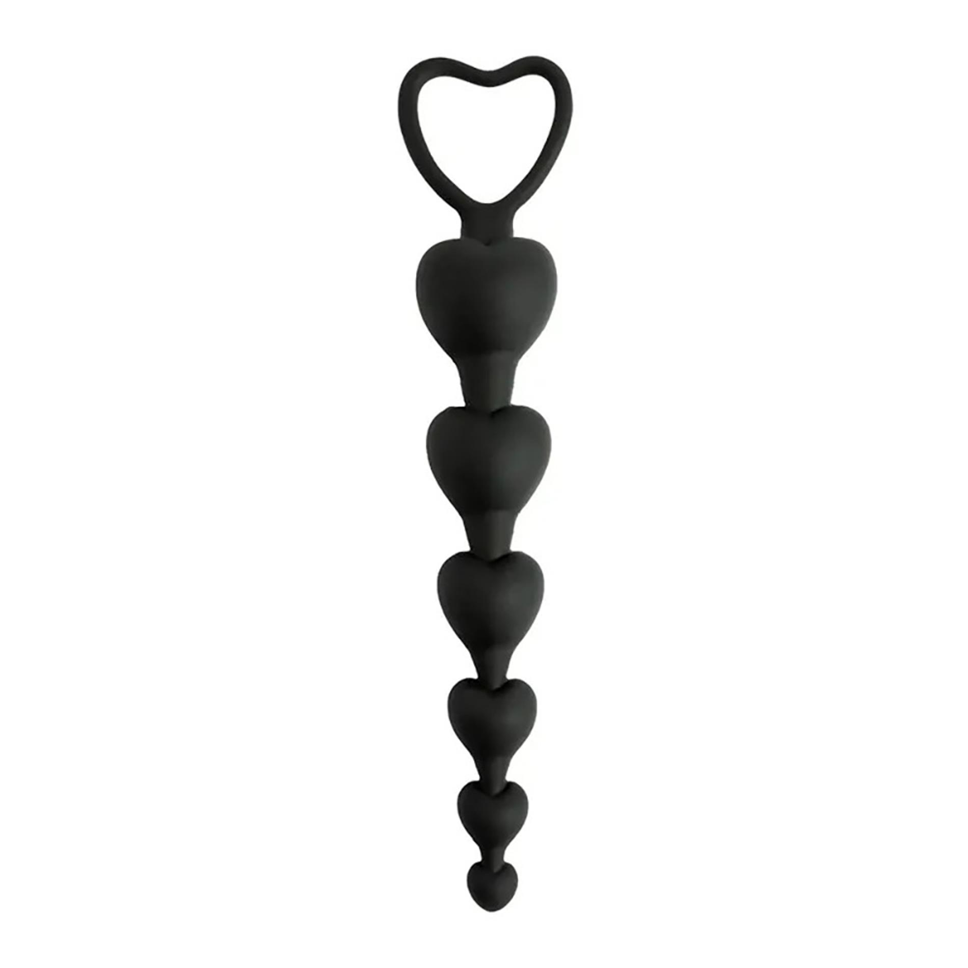 ANAL BEADS black heart