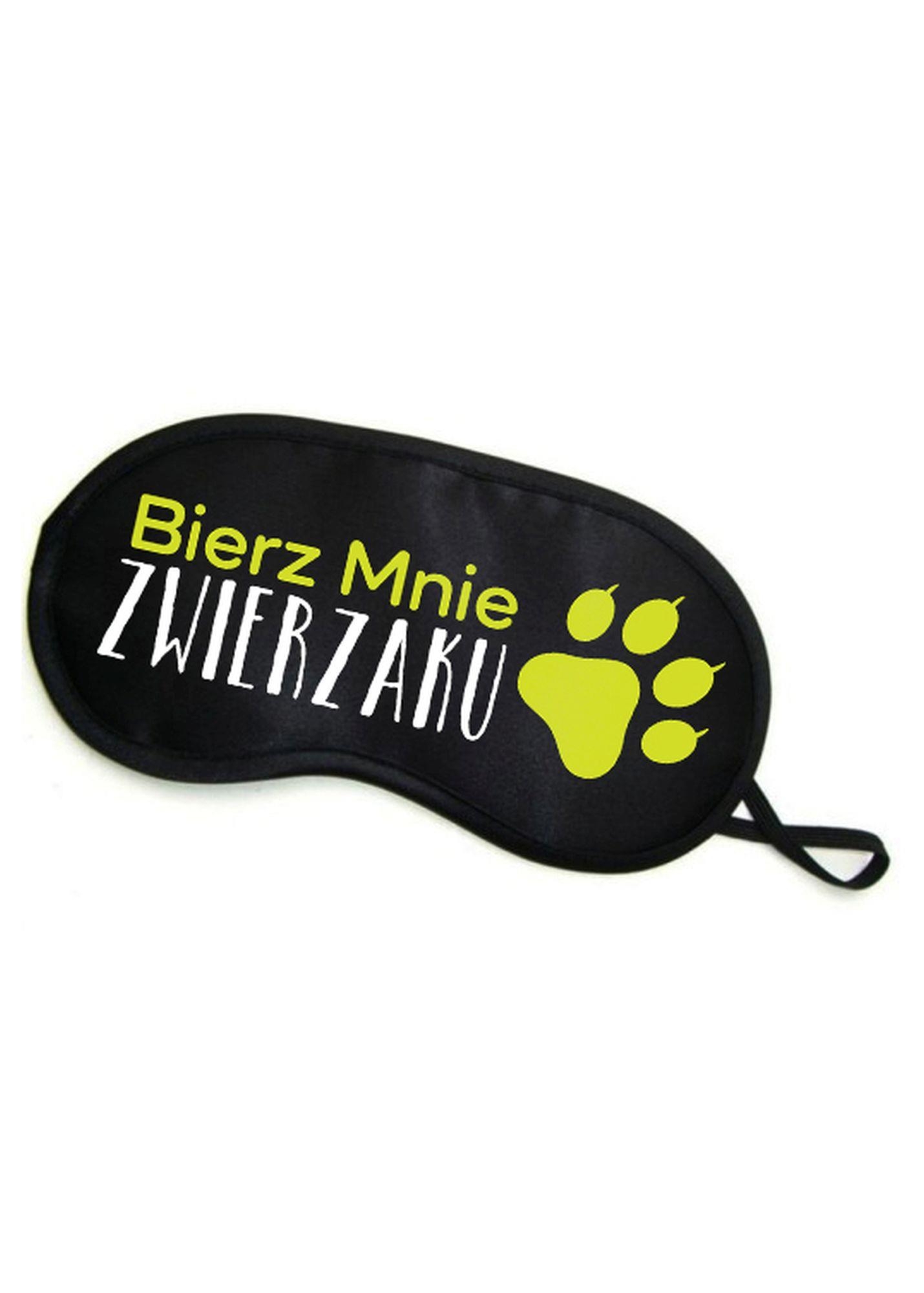 Maska-Opaska na oczy BIERZ MNIE ZWIERZAKU