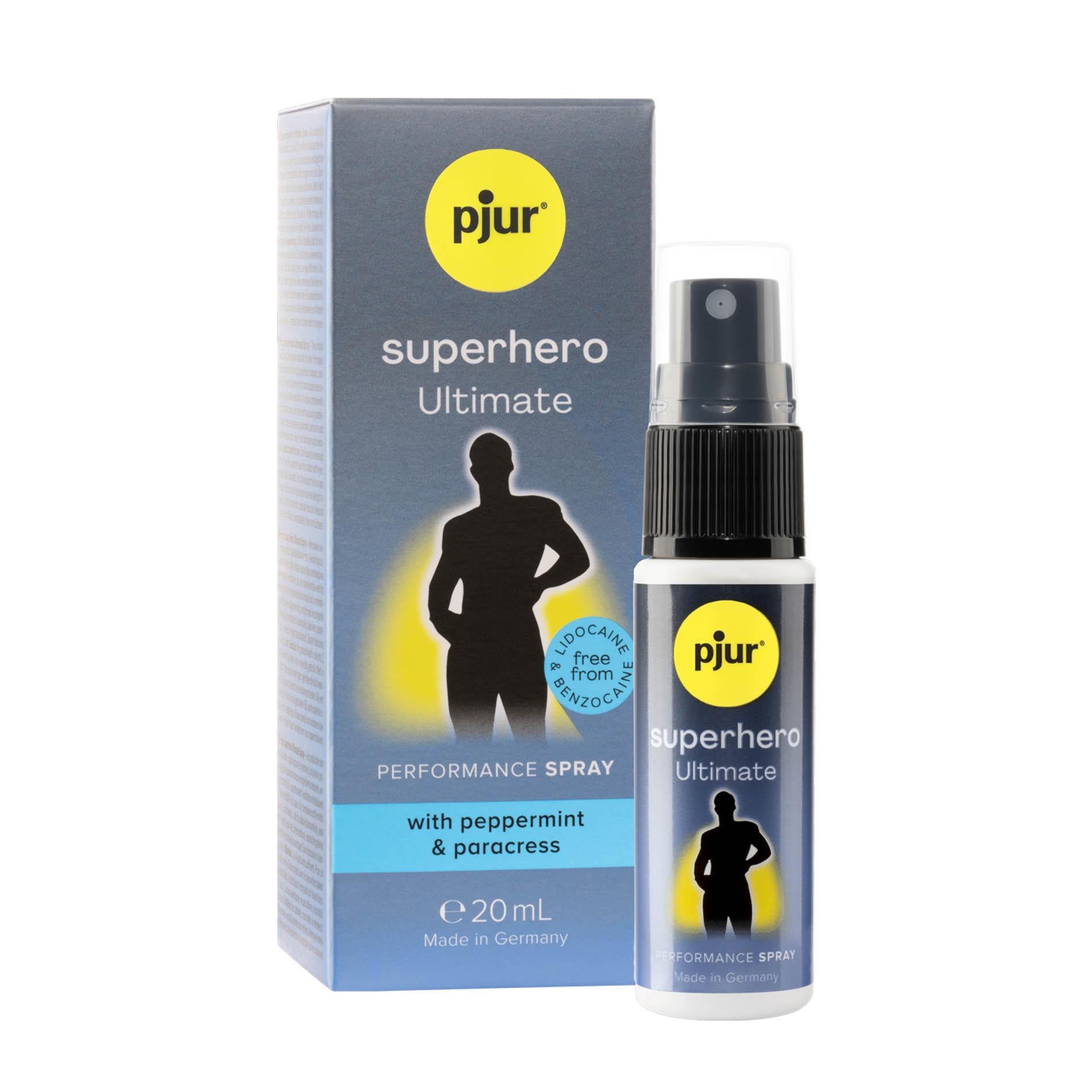Spray intymny dla mężczyzn - pjur superhero Ultimate Spray 20 ml