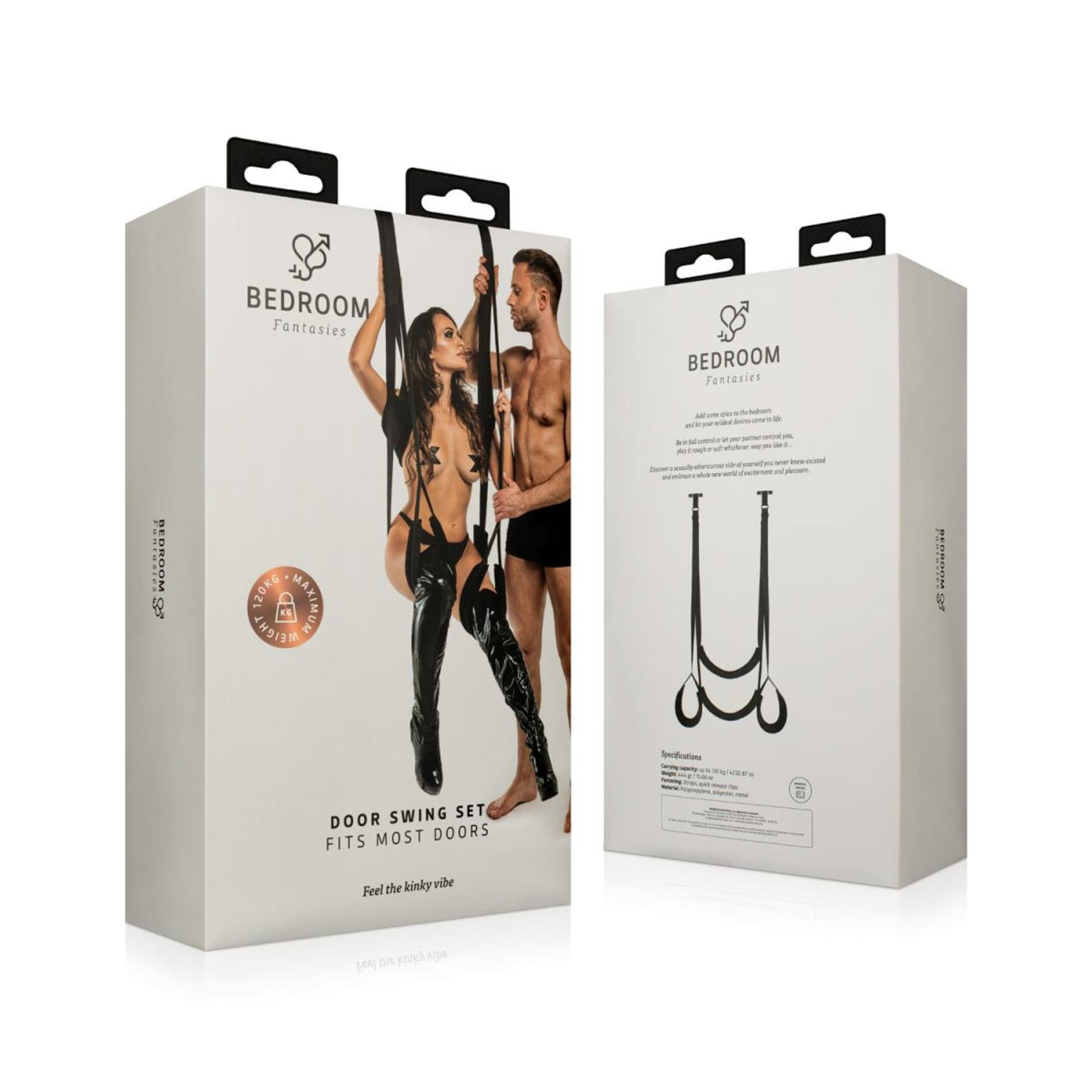 Huśtawka erotyczna sufitowa – Bedroom Fantasies Kinky Ceiling Sex Swing Black