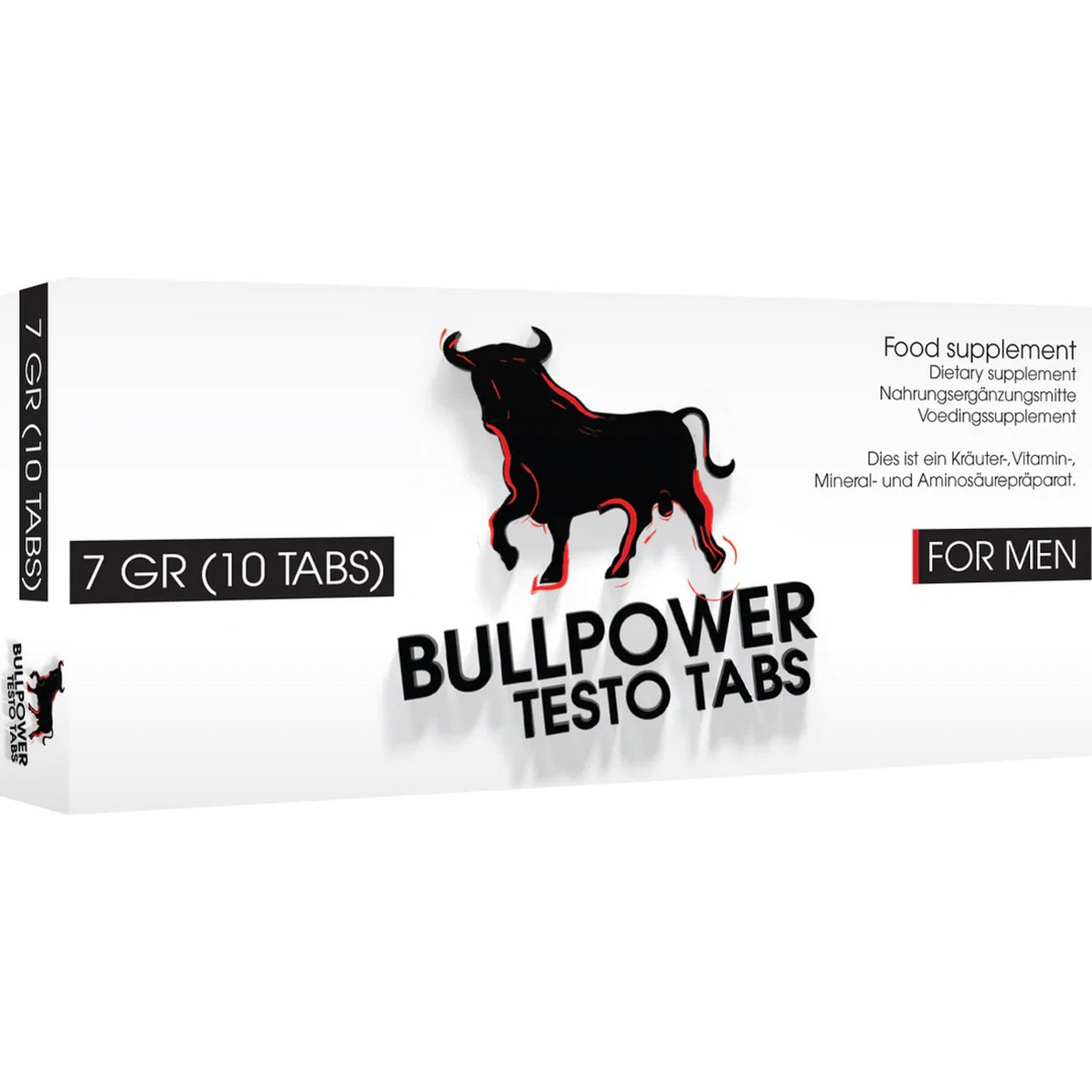 Bull Power Testo Tabs - Stimulating Tablets