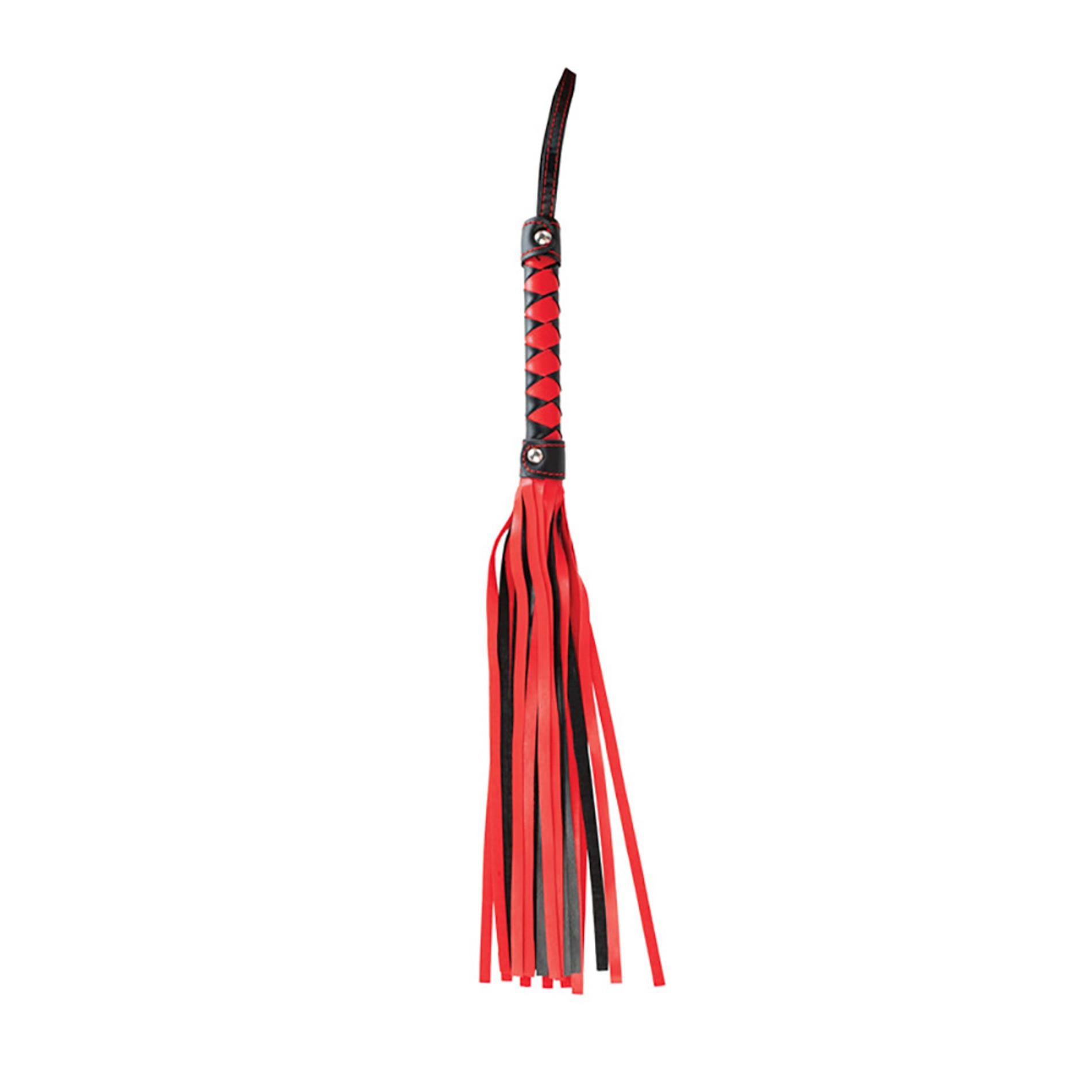 Black & red flogger
