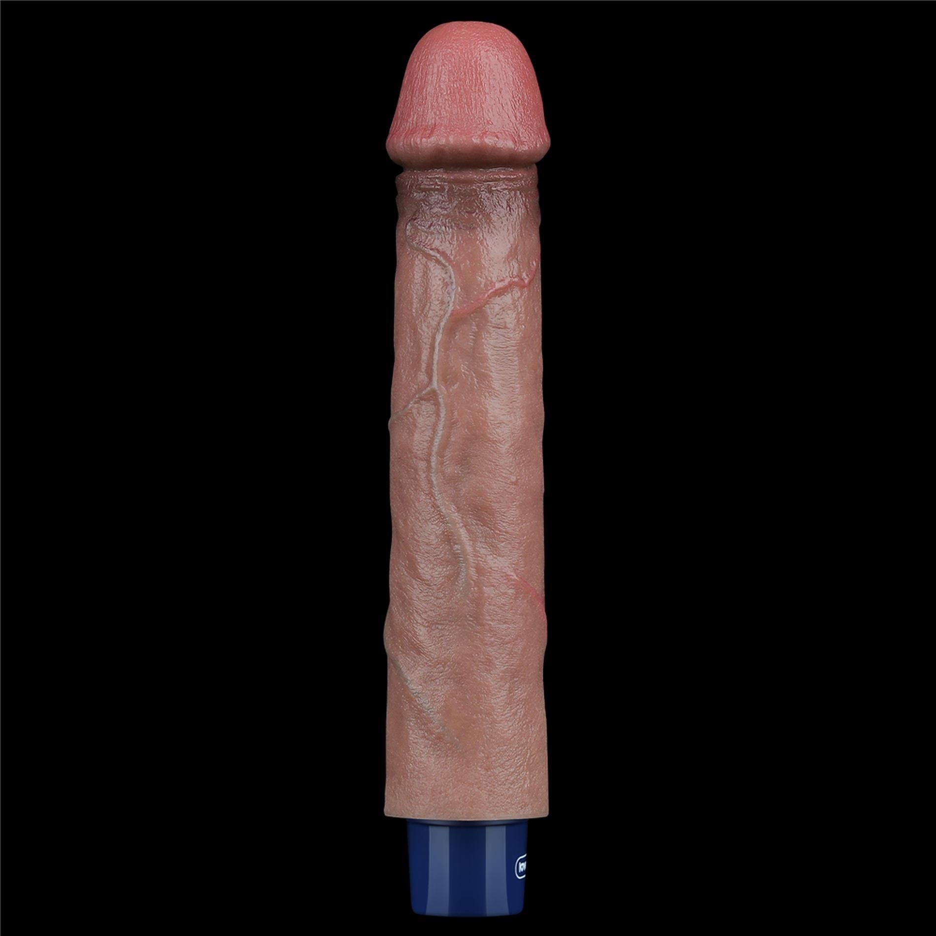 9" REAL SOFTEE Rechargeable Silicone Vibrating Dildo